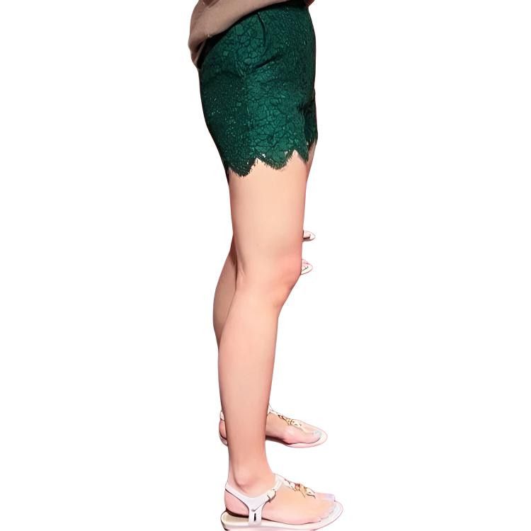 Gucci Gucci Green Lace Shorts Size 38 Size 26" / US 2 / IT 38 - 12 Thumbnail