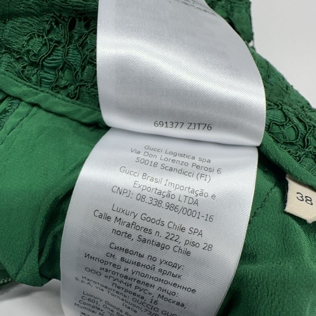 Gucci Gucci Green Lace Shorts Size 38 Size 26" / US 2 / IT 38 - 4 Thumbnail