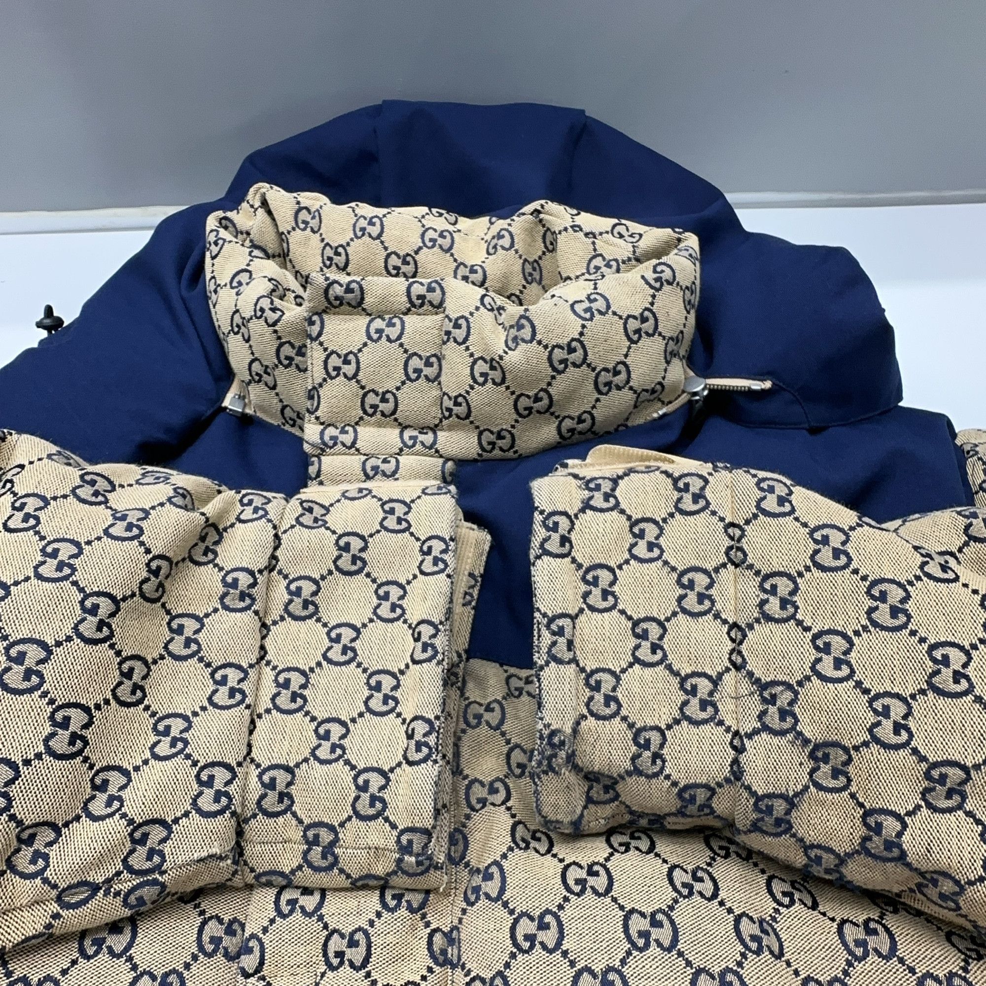 Gucci Gucci GG Monogram Puffer Jacket Size 54 Size US L / EU 52-54 / 3 - 8 Thumbnail