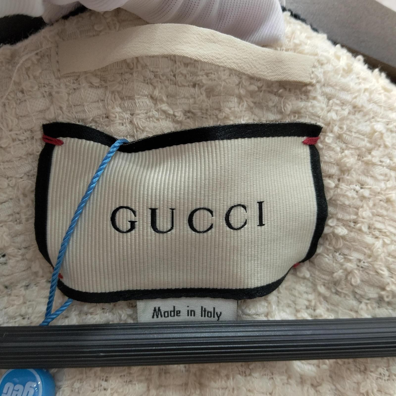 Gucci Gucci Web Trim Tweed Cardigan Size 40 Size S / US 4 / IT 40 - 3 Thumbnail