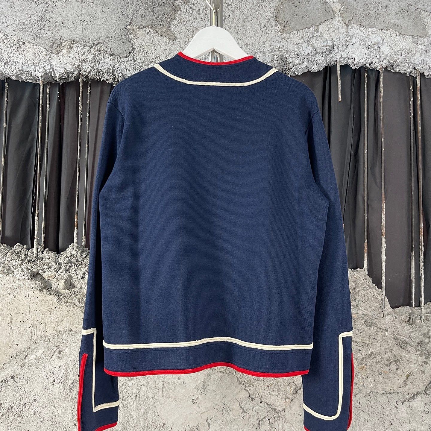 Gucci Gucci Cotton Silk Contrast Trim Cardigan Size XS Size XS / US 0-2 / IT 36-38 - 2 Thumbnail