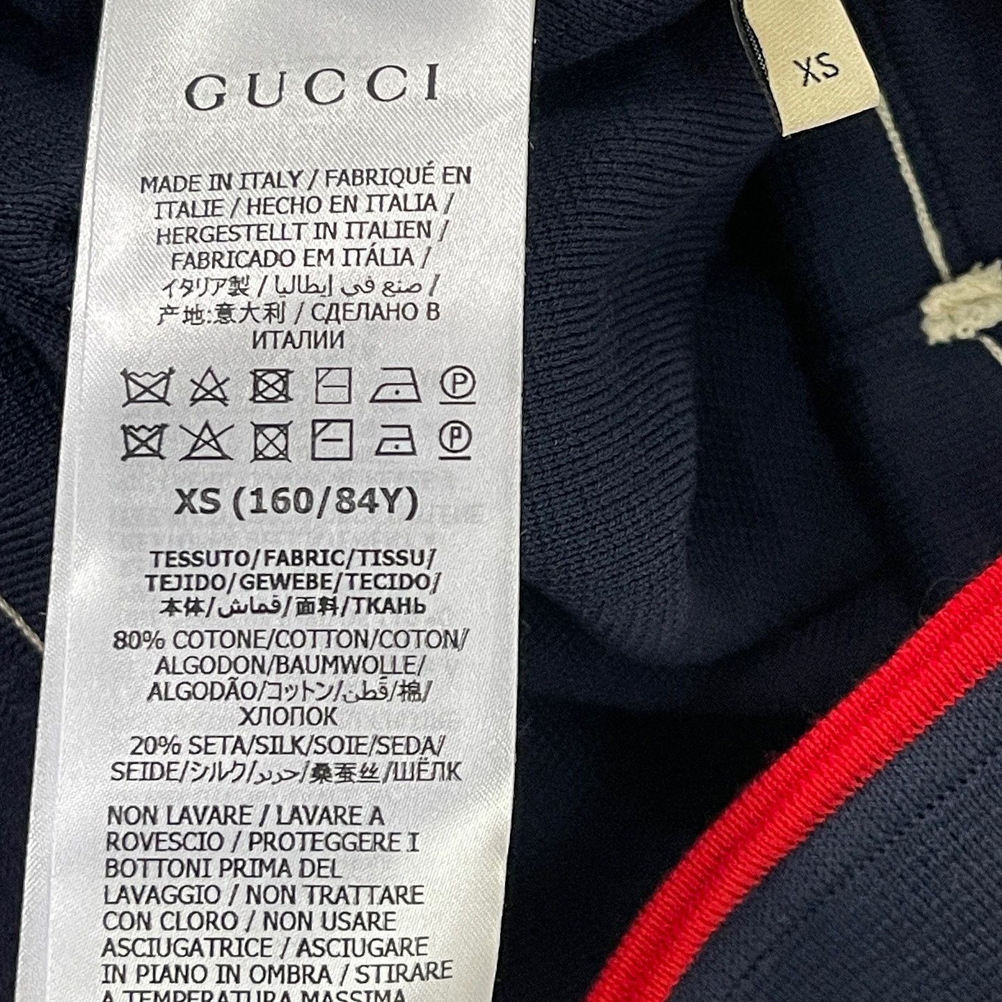 Gucci Gucci Cotton Silk Contrast Trim Cardigan Size XS Size XS / US 0-2 / IT 36-38 - 4 Thumbnail