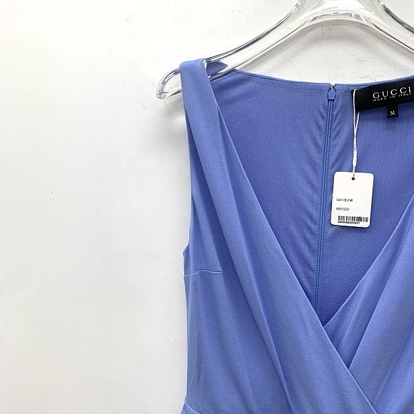 Gucci Gucci Blue Wrap Midi Dress Size M Size M / US 6-8 / IT 42-44 - 5 Thumbnail