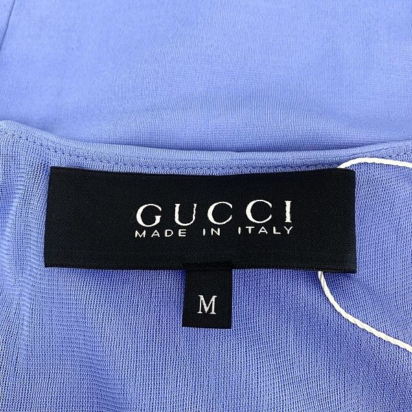 Gucci Gucci Blue Wrap Midi Dress Size M Size M / US 6-8 / IT 42-44 - 3 Thumbnail