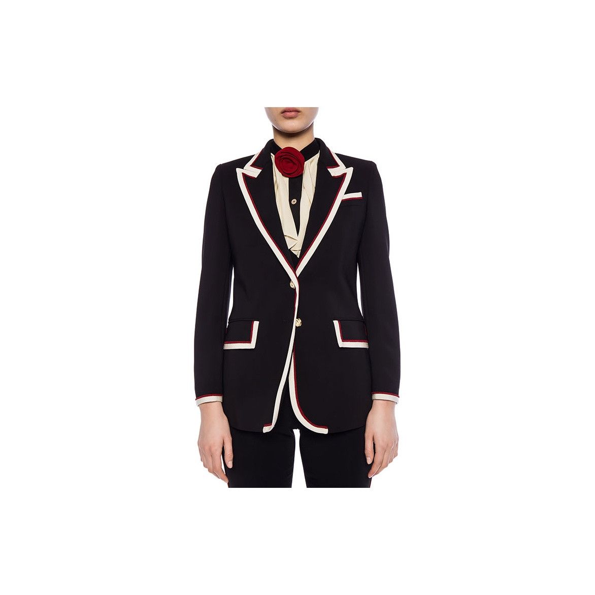 Gucci Gucci Contrast Trim Blazer Size 40 Size S / US 4 / IT 40 - 11 Thumbnail