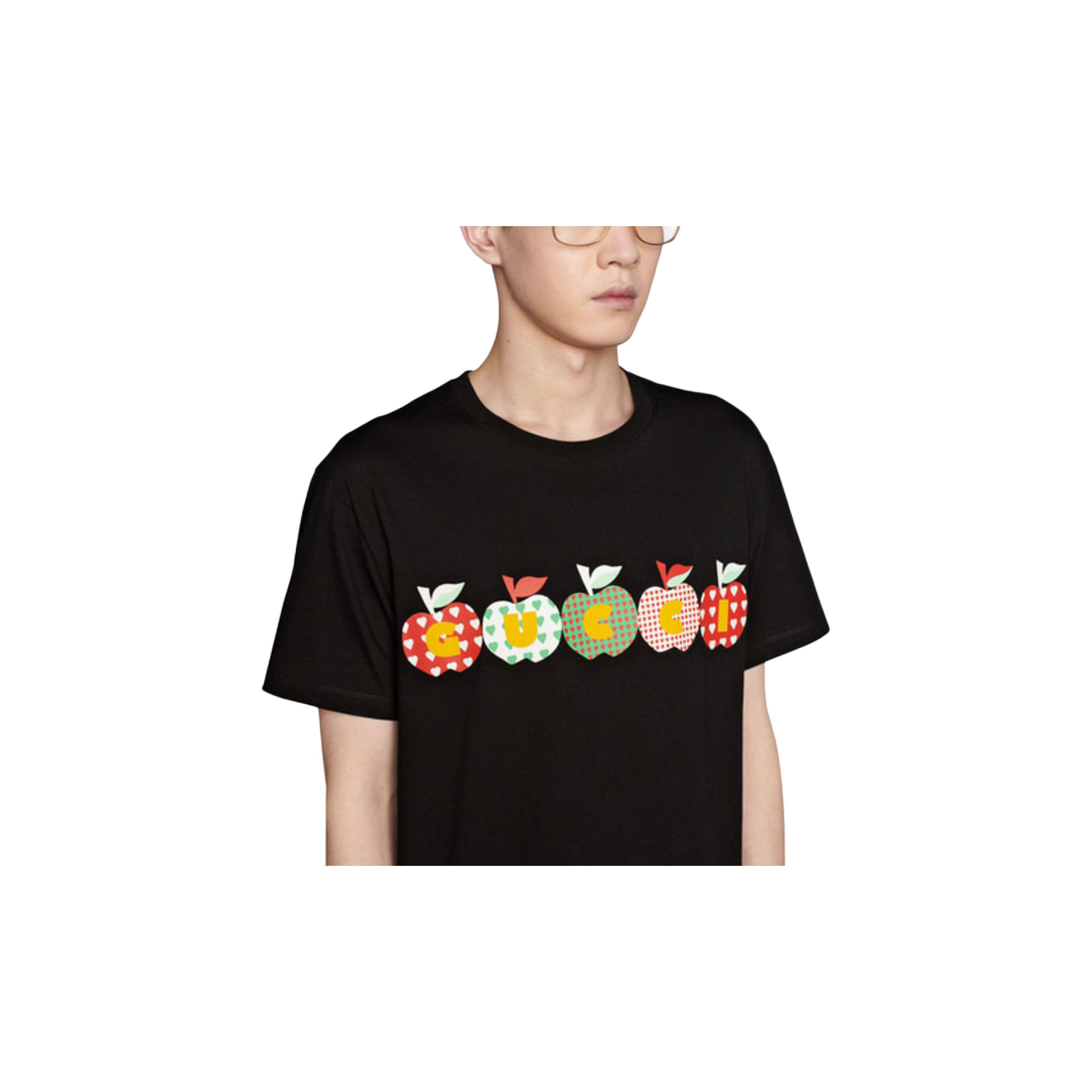 Gucci Gucci Apple Graphic T-Shirt Size XS Size US XS / EU 42 / 0 - 15 Thumbnail