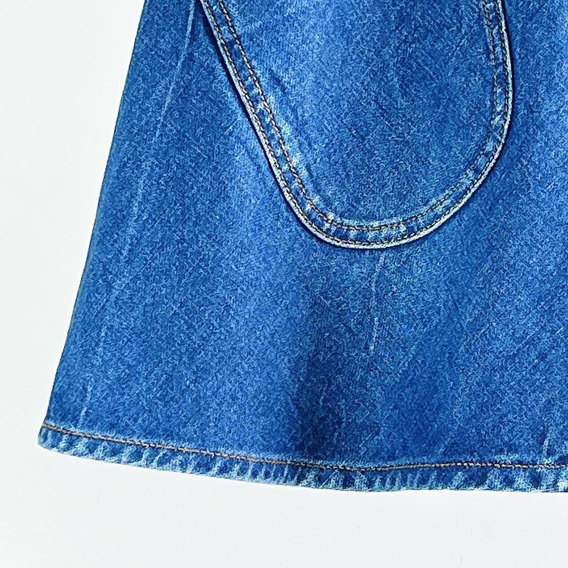 Gucci Gucci Double G Button Denim Mini Skirt Size 36 Size 25" / US 0 / IT 36 - 5 Thumbnail