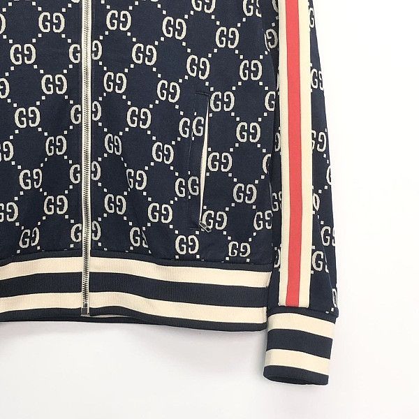 Gucci Gucci GG Jacquard Zip-Up Jacket Size M Size US M / EU 48-50 / 2 - 6 Thumbnail
