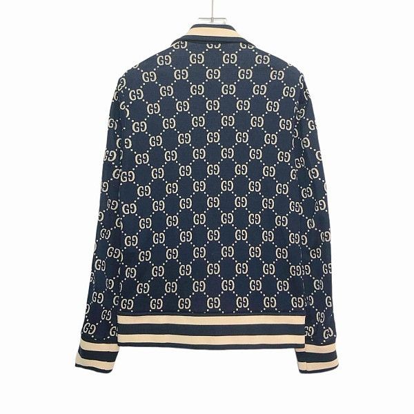 Gucci Gucci GG Jacquard Zip-Up Jacket Size M Size US M / EU 48-50 / 2 - 2 Thumbnail