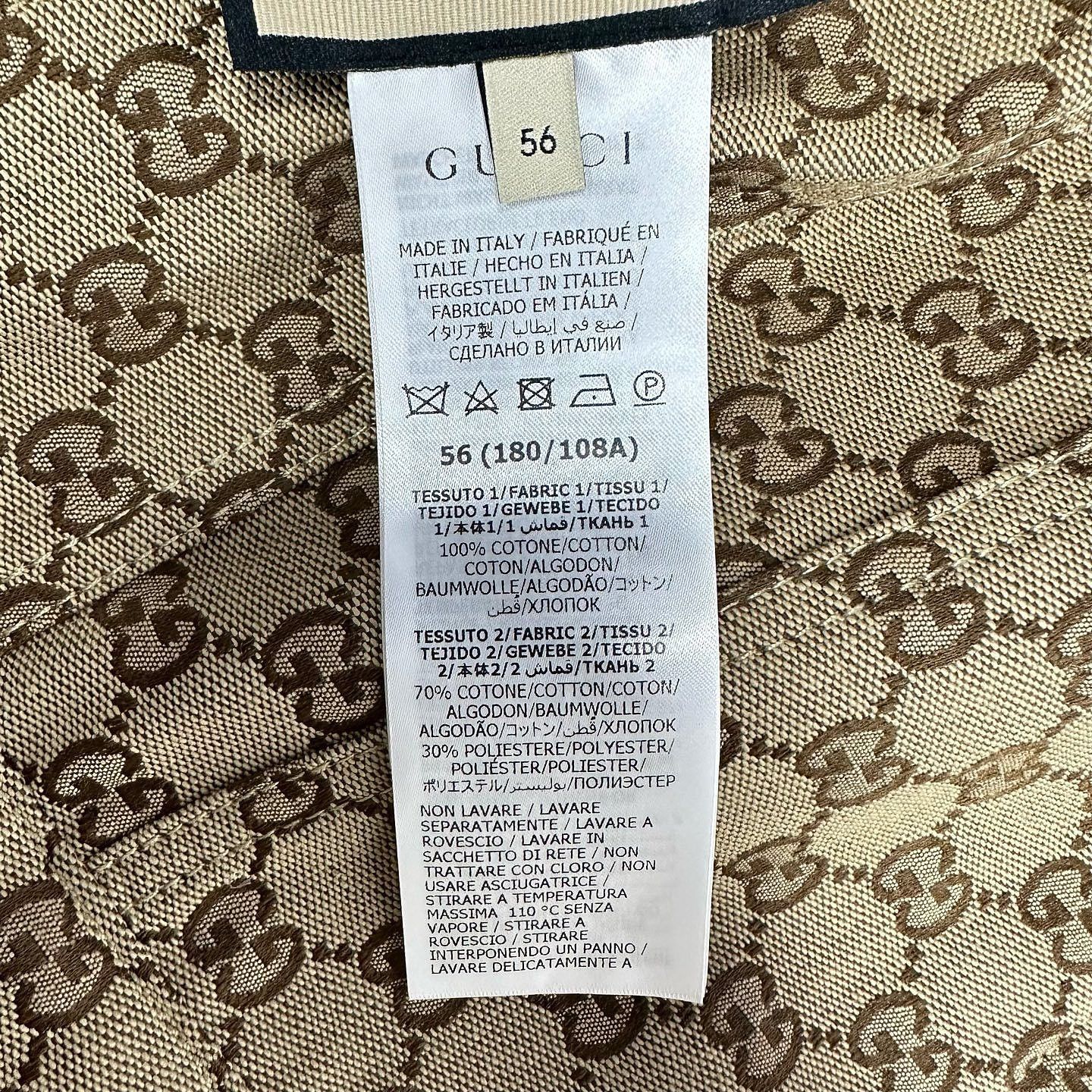 Gucci Gucci Reversible GG Monogram Denim Jacket Size XL Size US XL / EU 56 / 4 - 4 Thumbnail