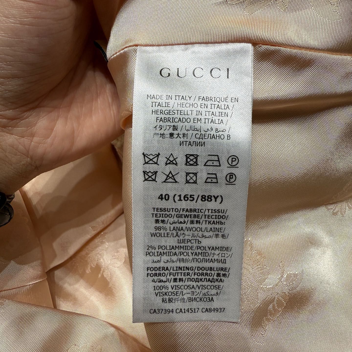 Gucci Gucci Boucle Wool Coat Size 40 Size S / US 4 / IT 40 - 6 Thumbnail