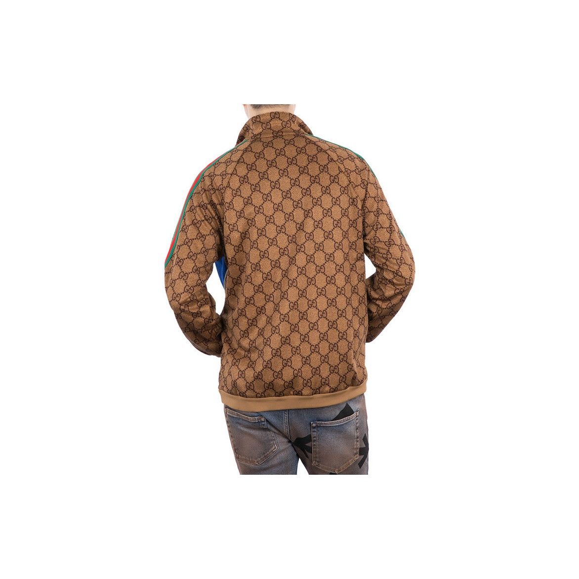 Gucci Gucci GG Chevron Technical Jersey Jacket Size L Size US L / EU 52-54 / 3 - 11 Thumbnail