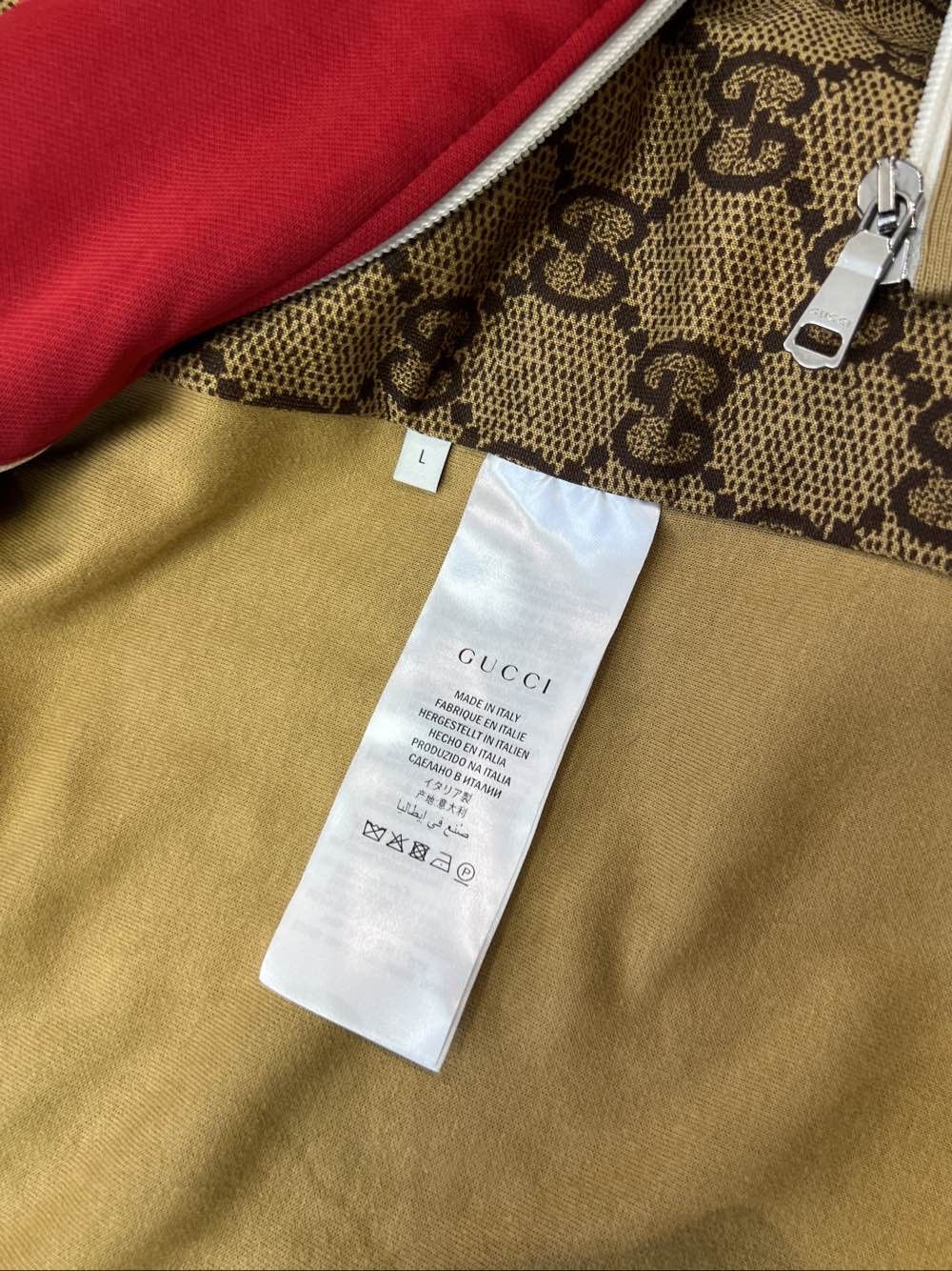 Gucci Gucci GG Chevron Technical Jersey Jacket Size L Size US L / EU 52-54 / 3 - 4 Thumbnail