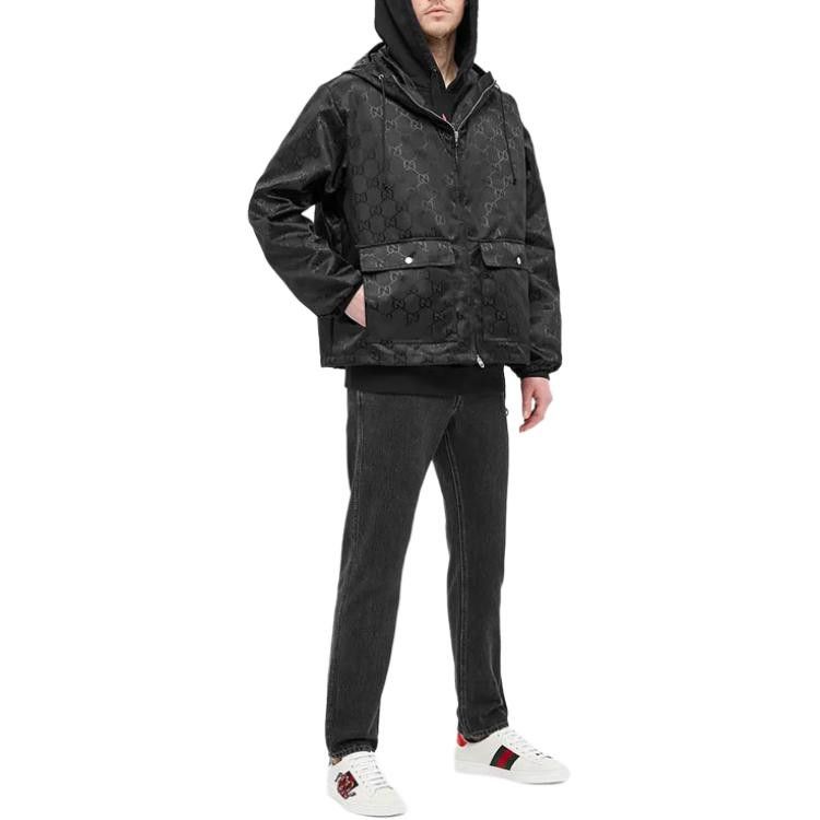 Gucci Gucci Monogram Hooded Jacket Size US XXS Size US XXS / EU 40 - 9 Thumbnail