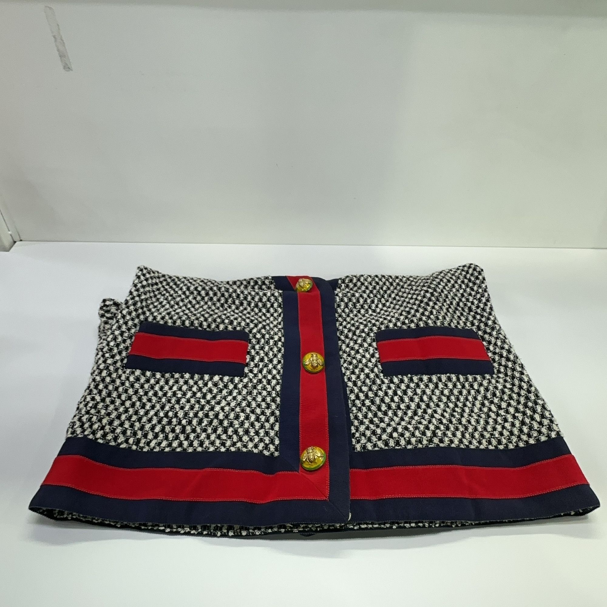 Gucci Gucci Tweed Web Stripe Cardigan Size 36 Size XS / US 0-2 / IT 36-38 - 11 Thumbnail