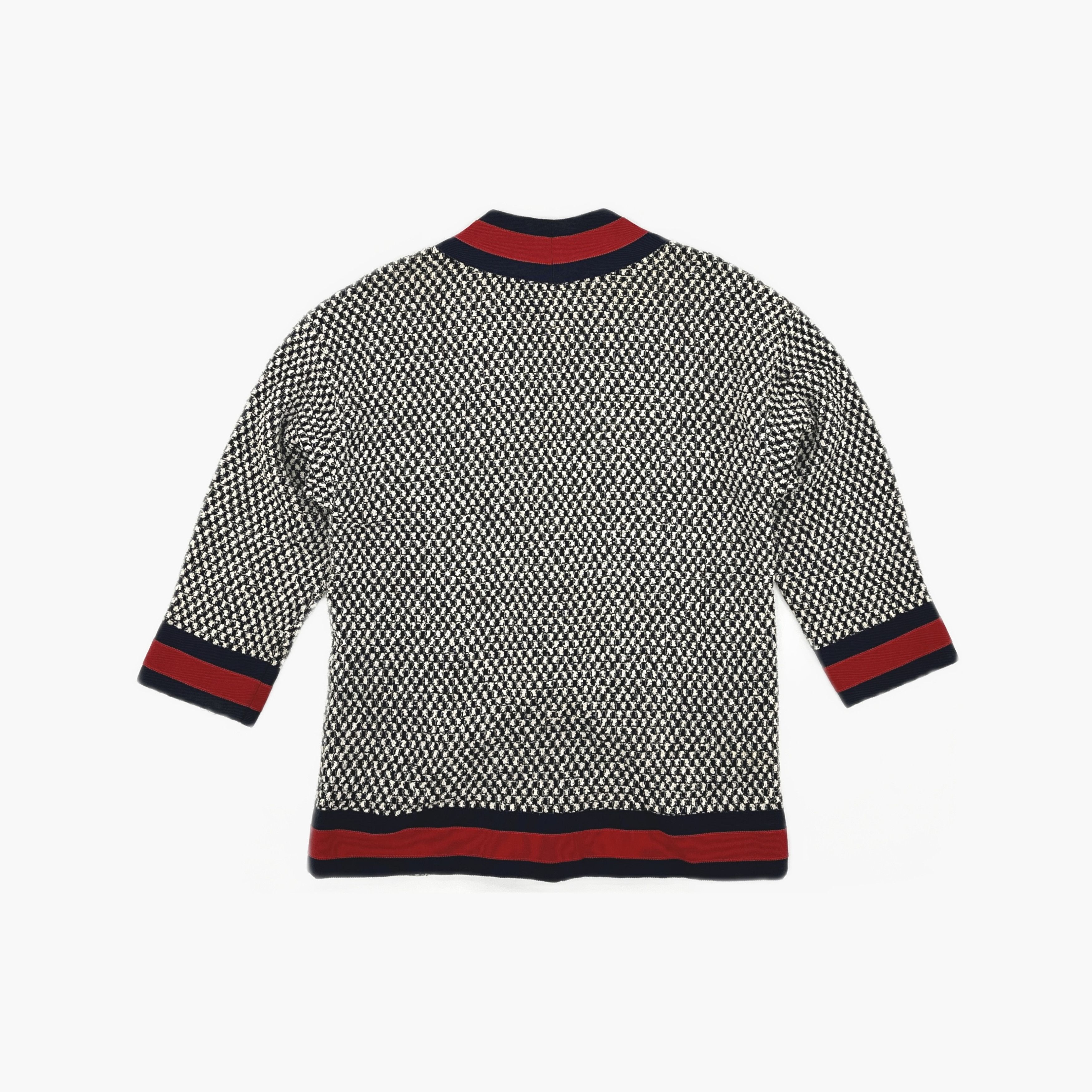 Gucci Gucci Tweed Web Stripe Cardigan Size 36 Size XS / US 0-2 / IT 36-38 - 2 Thumbnail