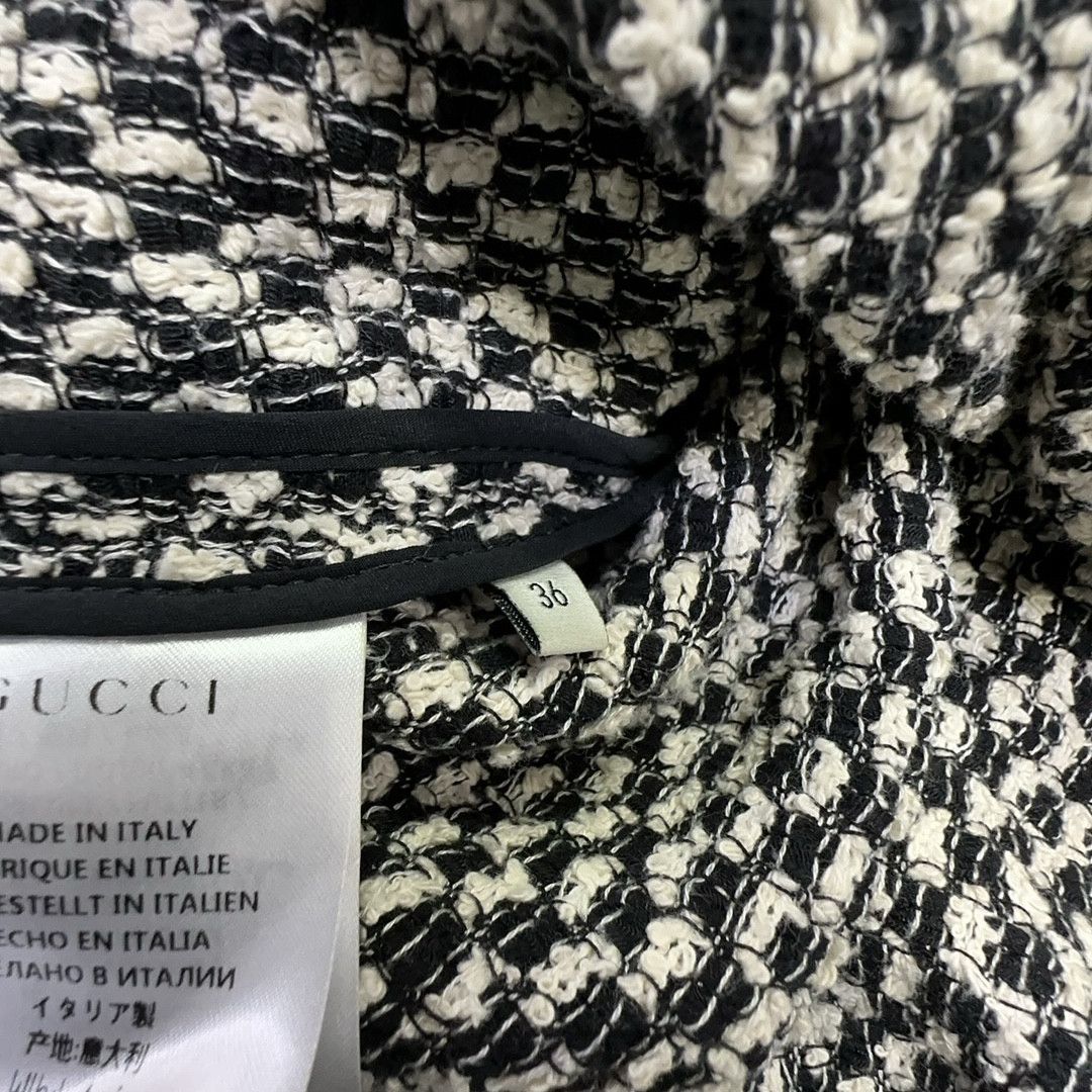 Gucci Gucci Tweed Web Stripe Cardigan Size 36 Size XS / US 0-2 / IT 36-38 - 3 Thumbnail