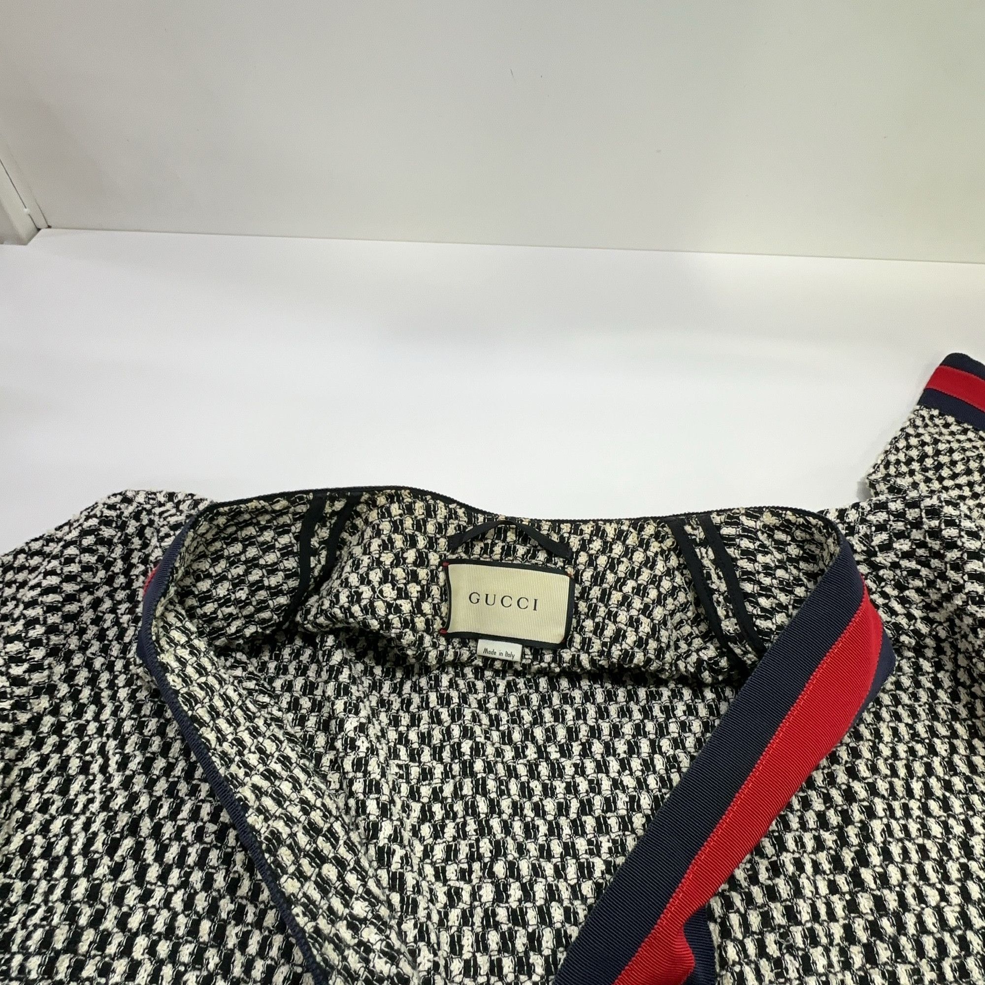 Gucci Gucci Tweed Web Stripe Cardigan Size 36 Size XS / US 0-2 / IT 36-38 - 6 Thumbnail