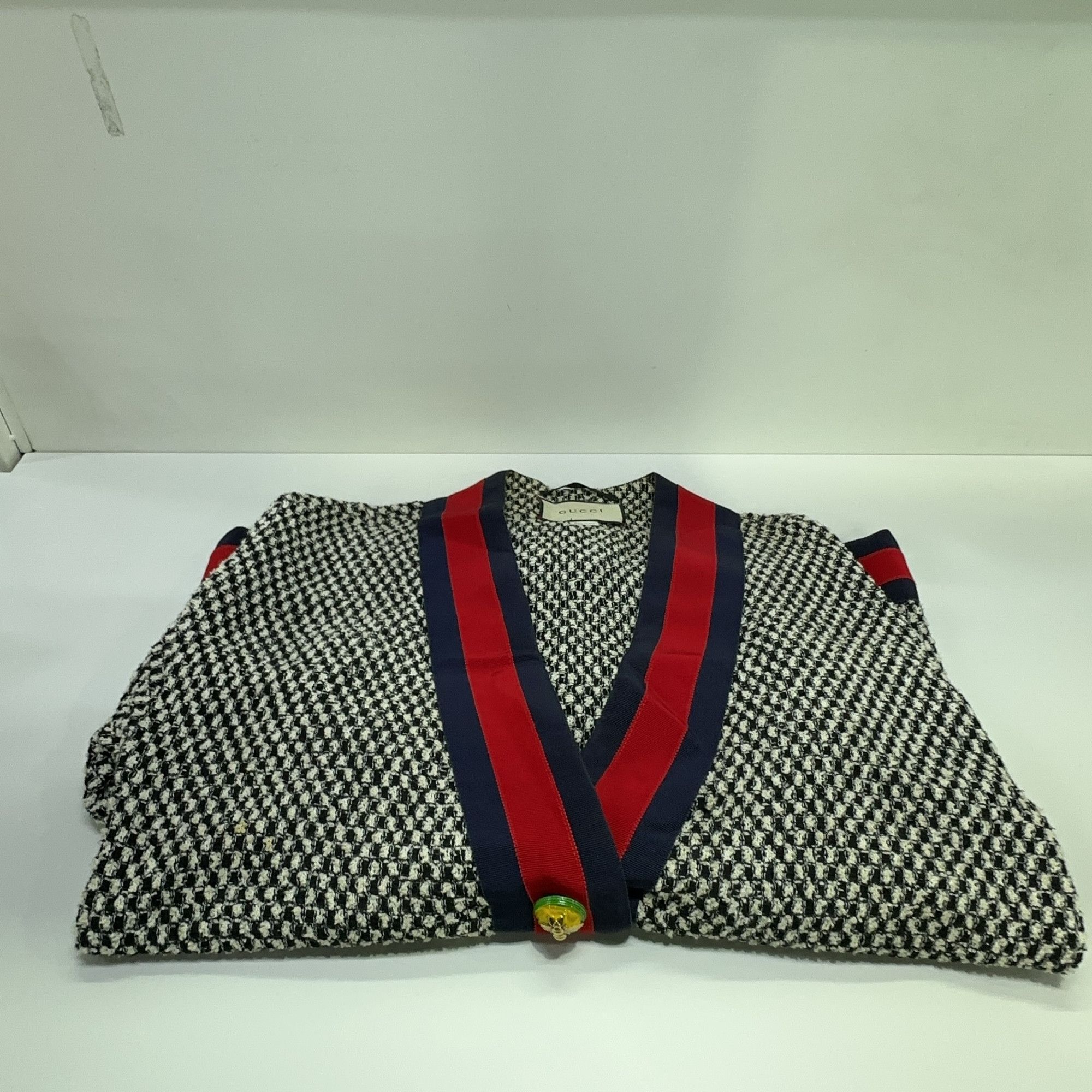 Gucci Gucci Tweed Web Stripe Cardigan Size 36 Size XS / US 0-2 / IT 36-38 - 10 Thumbnail
