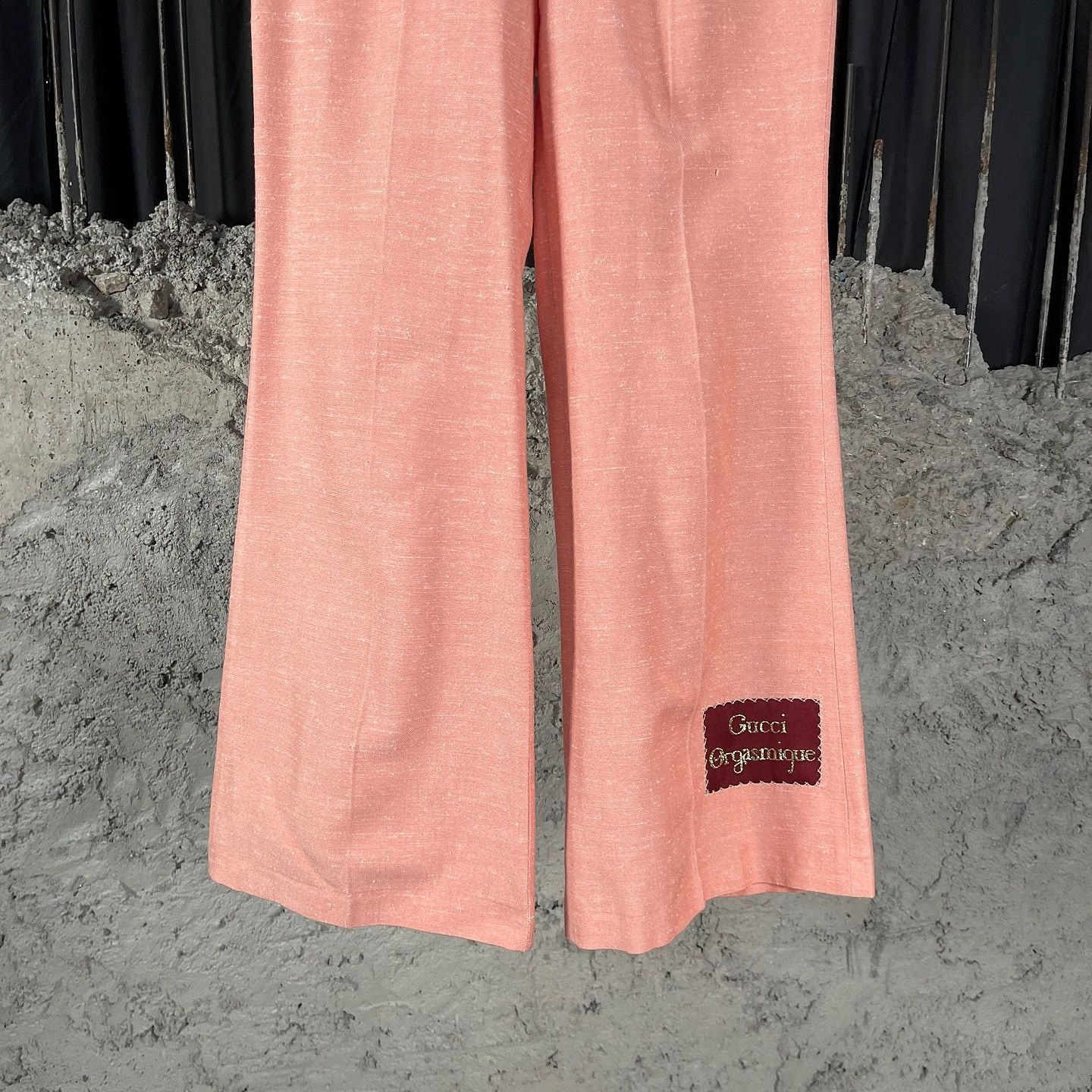 Gucci Gucci Orgasmique Patch Wide Leg Pants Size 36 Size 25" / US 0 / IT 36 - 7 Thumbnail
