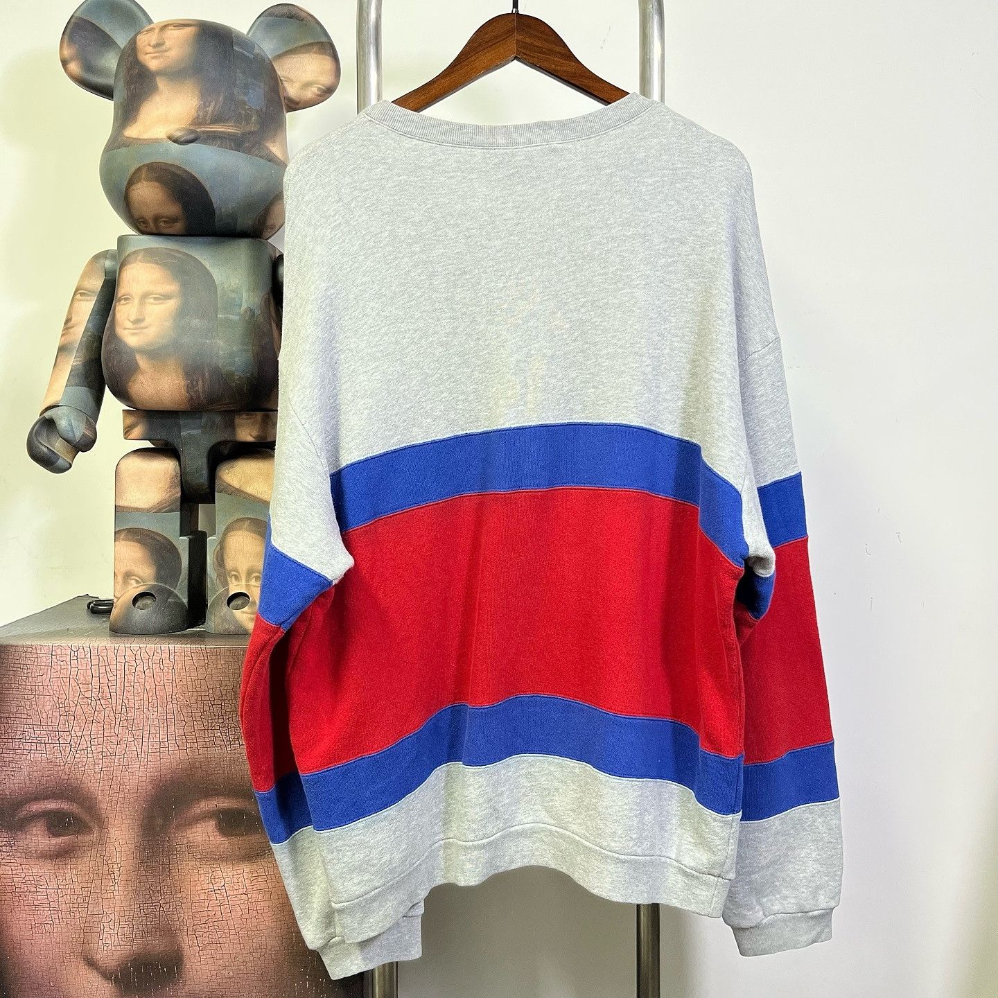 Gucci Gucci Stripe Logo Sweatshirt Size L Size US L / EU 52-54 / 3 - 2 Thumbnail