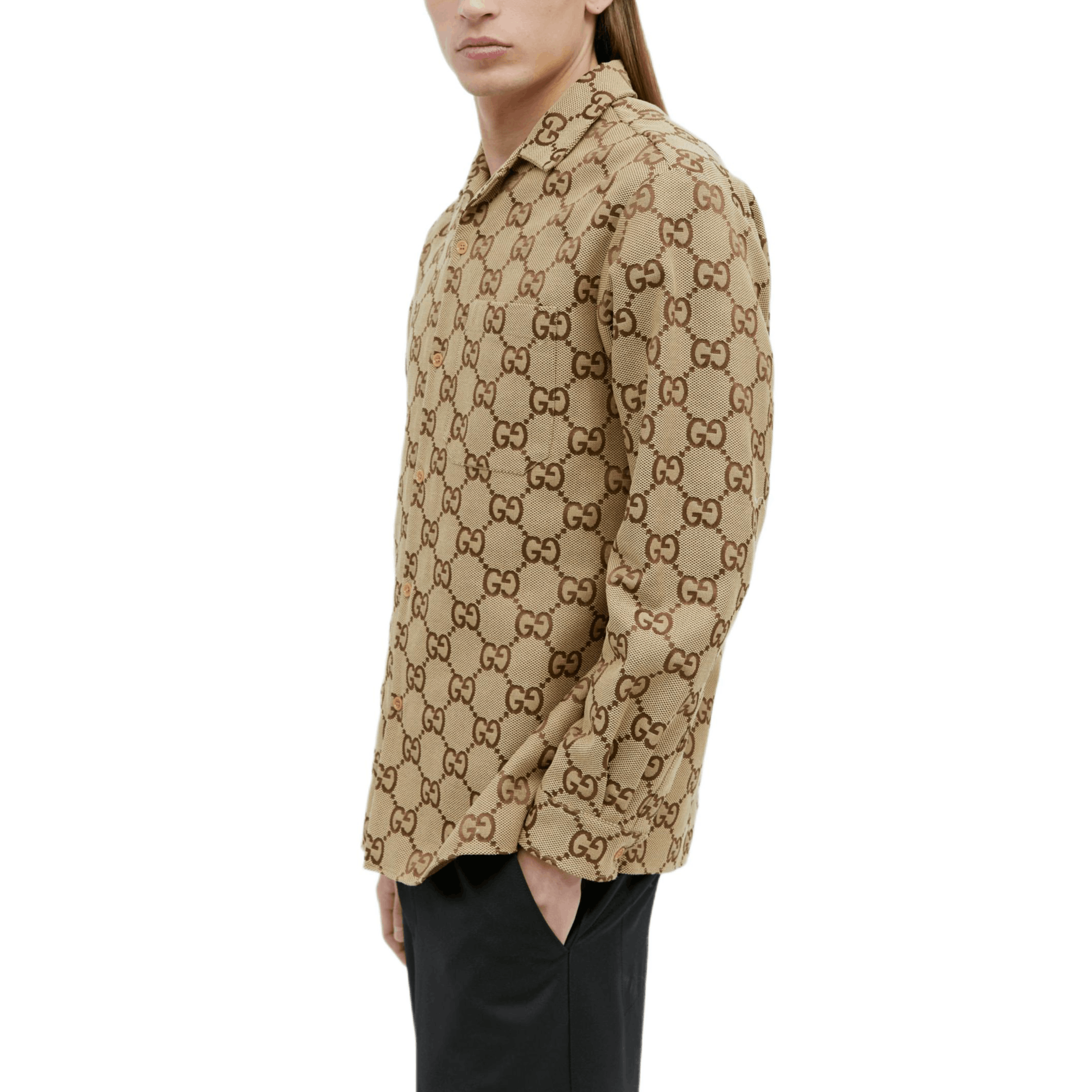 Gucci Gucci GG Monogram Shirt Size 46 Size US S / EU 44-46 / 1 - 9 Thumbnail