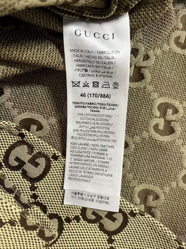 Gucci Gucci GG Monogram Long Sleeve Shirt Size S Size US S / EU 44-46 / 1 - 4 Thumbnail