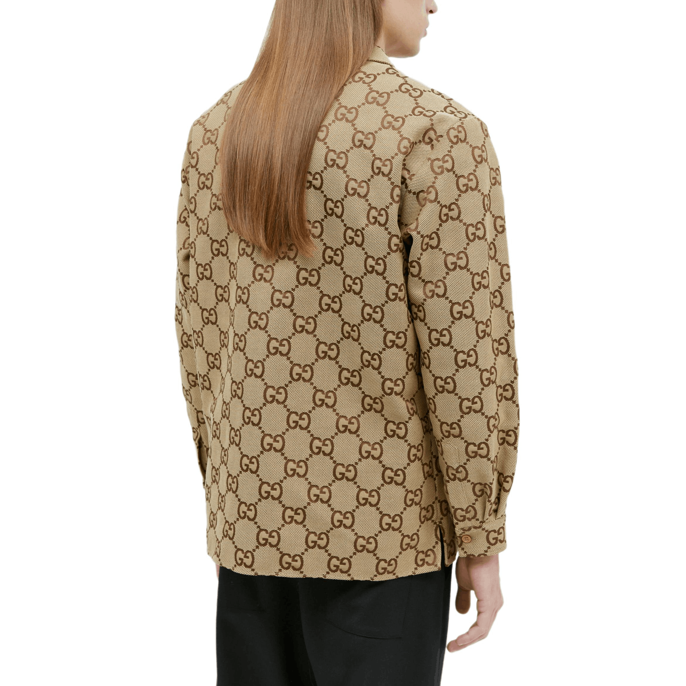 Gucci Gucci GG Monogram Long Sleeve Shirt Size S Size US S / EU 44-46 / 1 - 8 Thumbnail