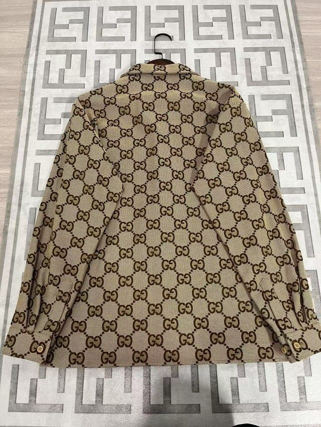 Gucci Gucci GG Monogram Long Sleeve Shirt Size S Size US S / EU 44-46 / 1 - 2 Thumbnail