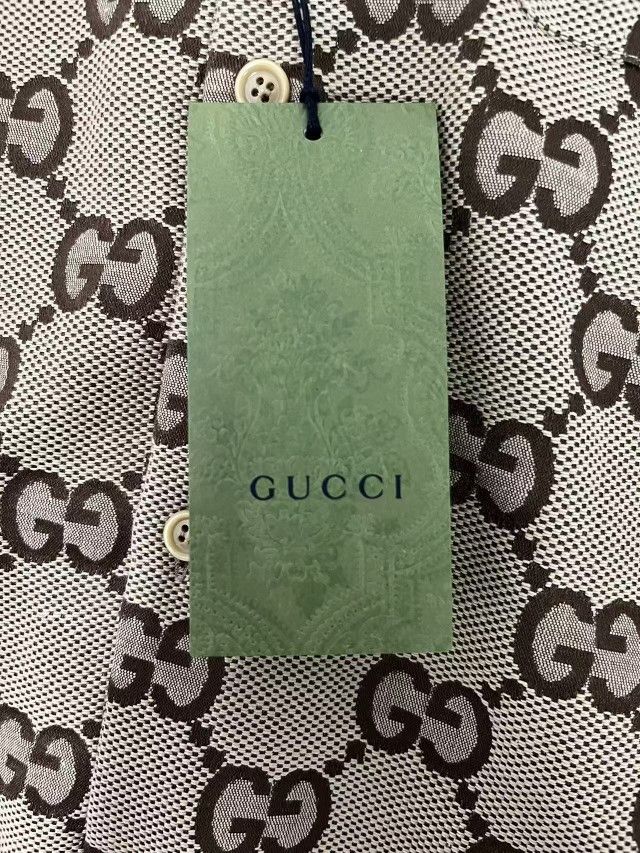 Gucci Gucci GG Monogram Long Sleeve Shirt Size S Size US S / EU 44-46 / 1 - 5 Thumbnail