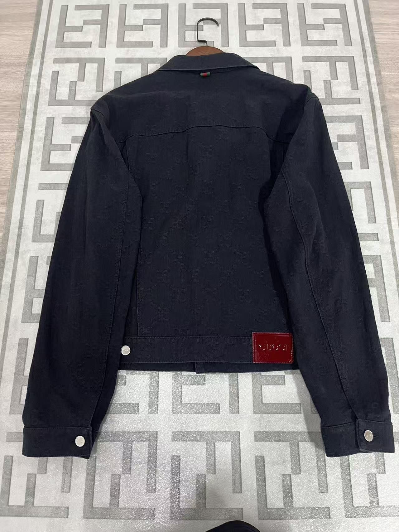 Gucci Gucci GG Jacquard Denim Jacket Size M Size US M / EU 48-50 / 2 - 2 Thumbnail