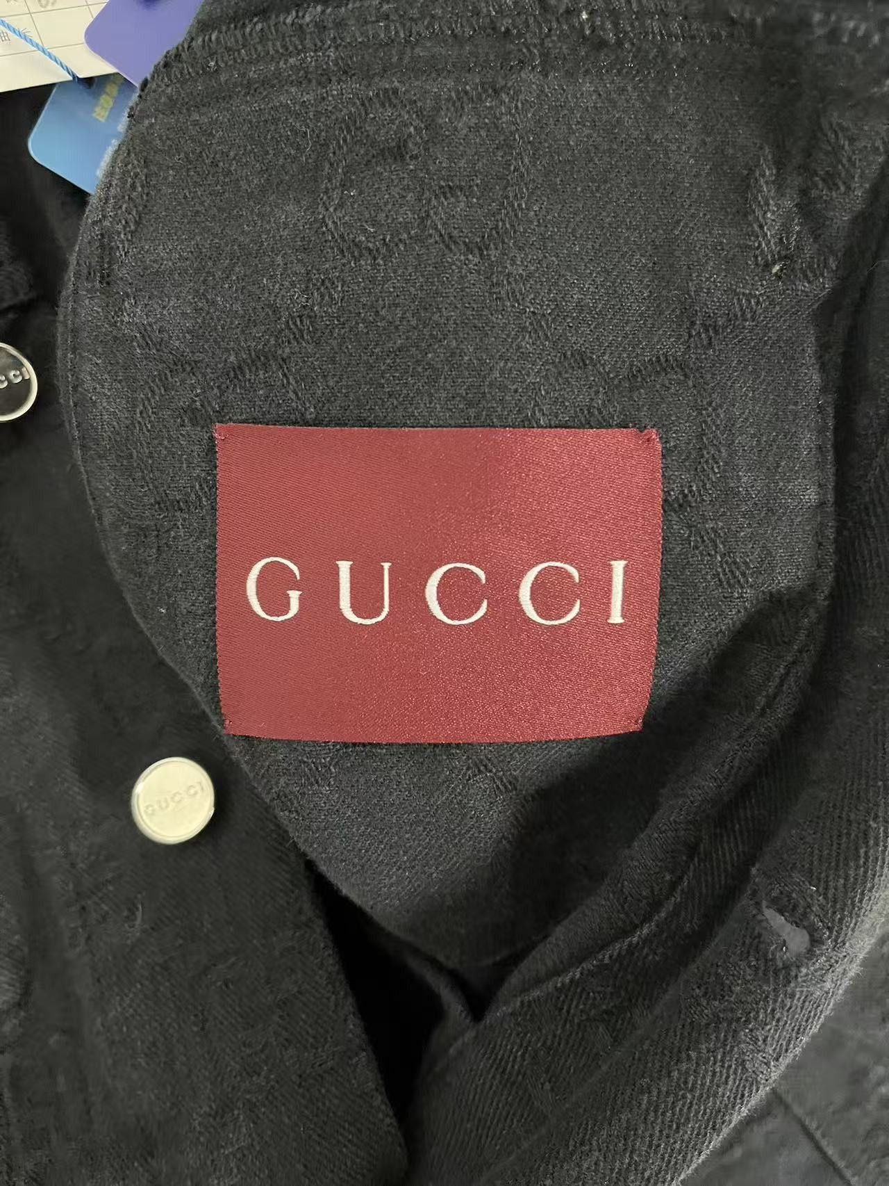 Gucci Gucci GG Jacquard Denim Jacket Size M Size US M / EU 48-50 / 2 - 3 Thumbnail