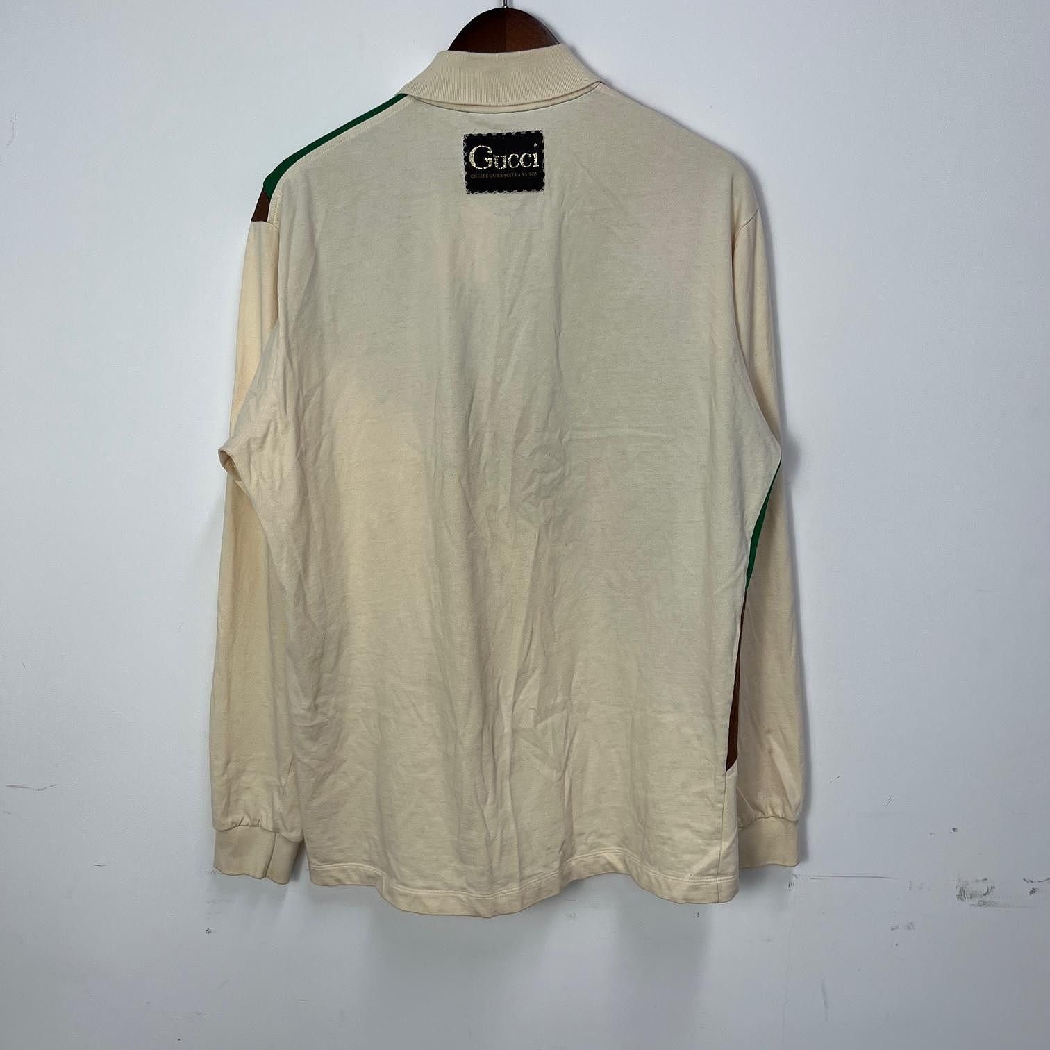 Gucci Gucci Colorblock Long Sleeve Polo Size S Size US S / EU 44-46 / 1 - 2 Thumbnail