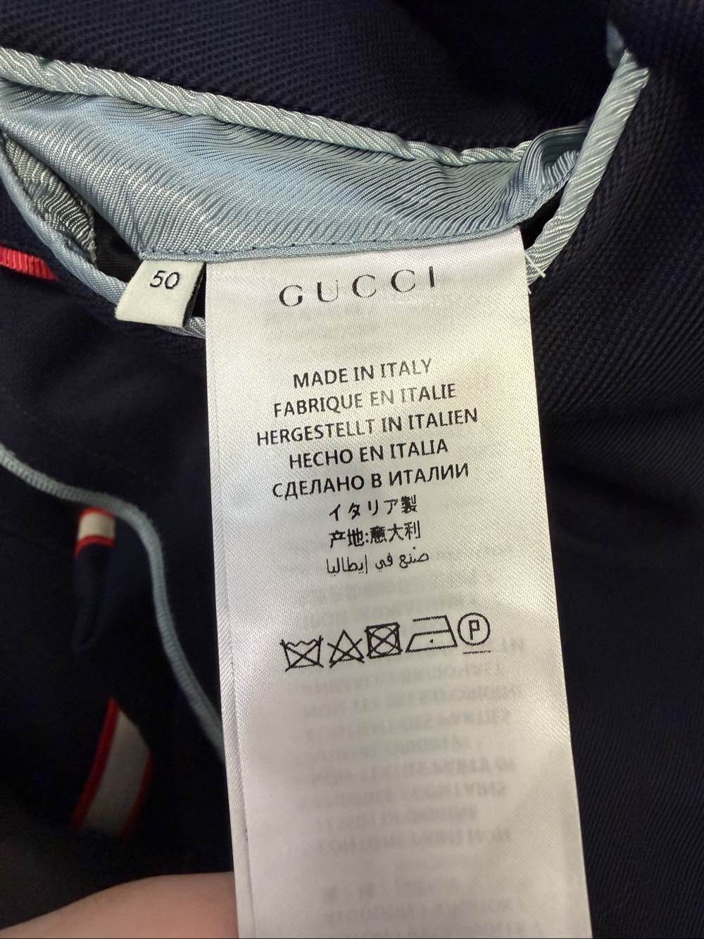 Gucci Gucci Shark Patch Navy Blazer Size 40R Size 40R - 4 Thumbnail