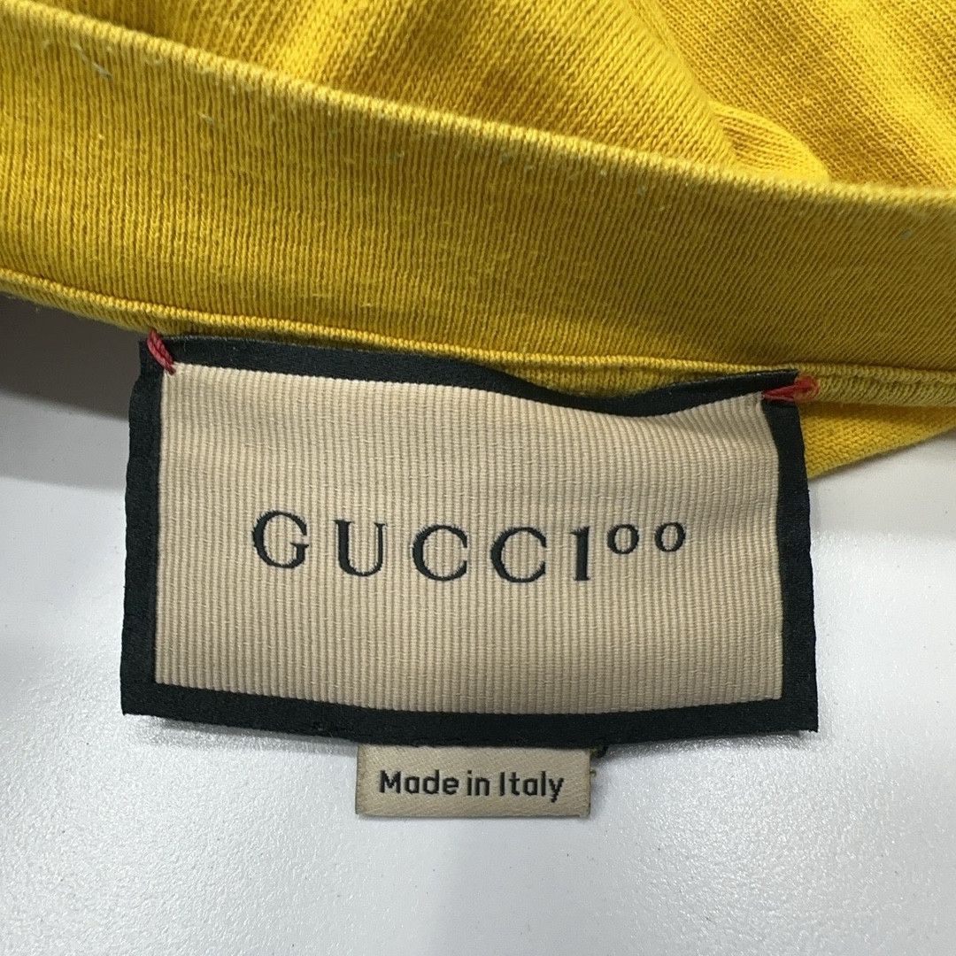 Gucci Gucci 100 Logo Graphic T-Shirt Size M Size US M / EU 48-50 / 2 - 5 Thumbnail