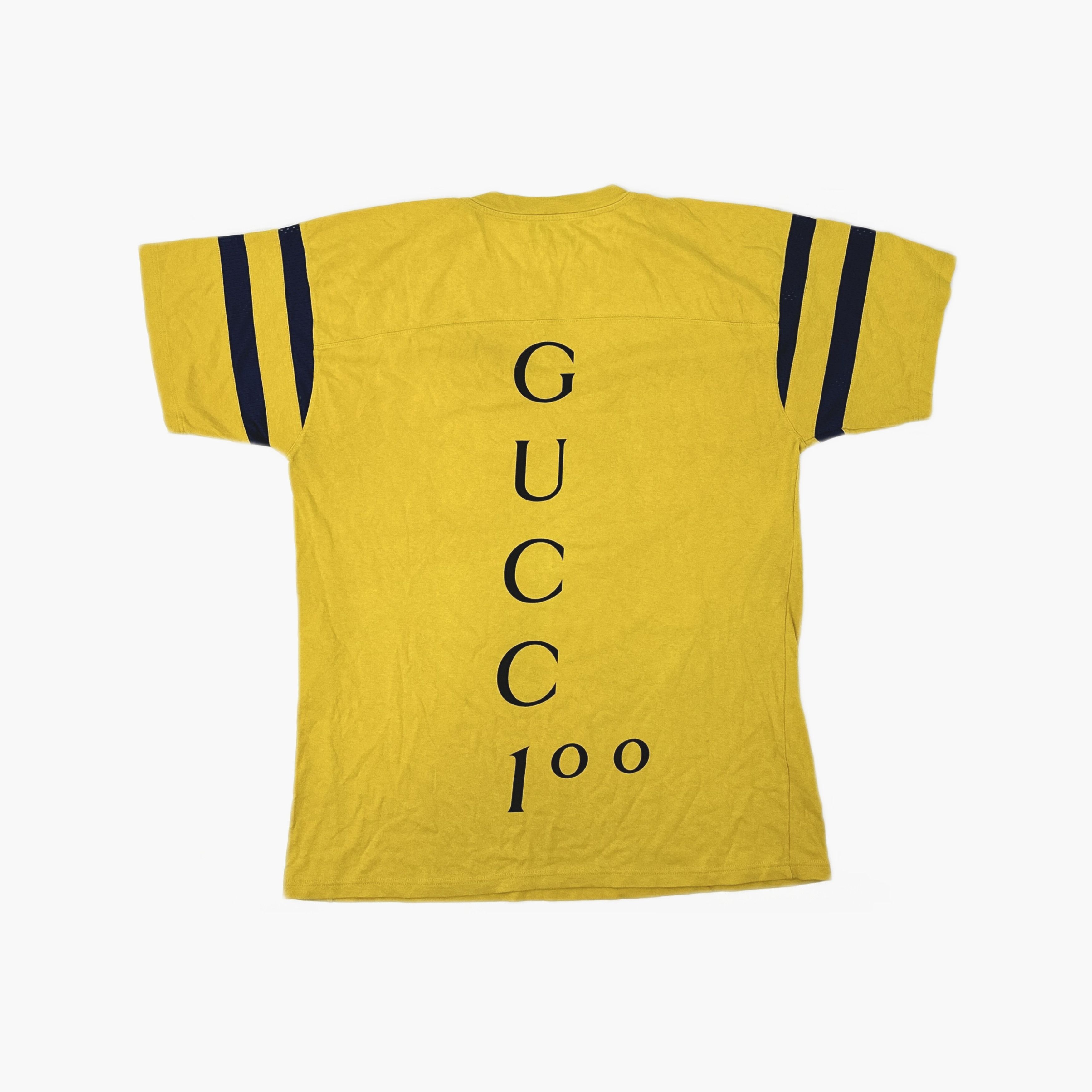 Gucci Gucci 100 Logo Graphic T-Shirt Size M Size US M / EU 48-50 / 2 - 2 Thumbnail