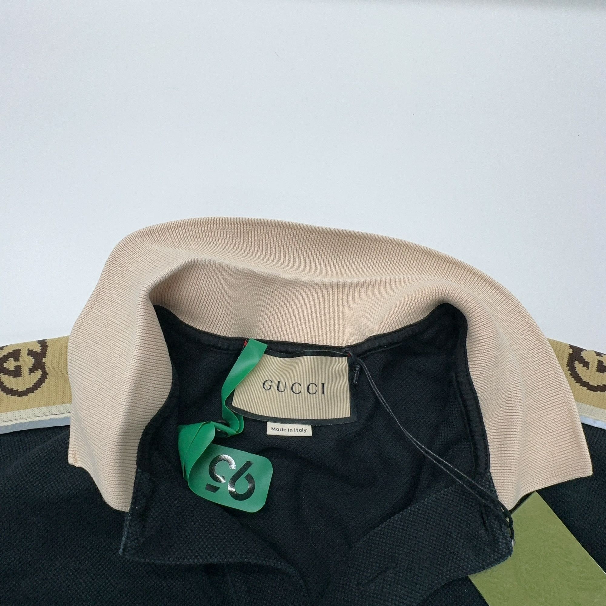 Gucci Gucci Interlocking G Stripe Polo Shirt Size M Size US M / EU 48-50 / 2 - 7 Thumbnail