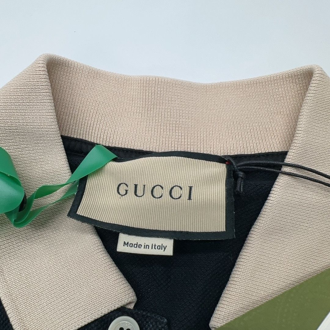 Gucci Gucci Interlocking G Stripe Polo Shirt Size M Size US M / EU 48-50 / 2 - 6 Thumbnail