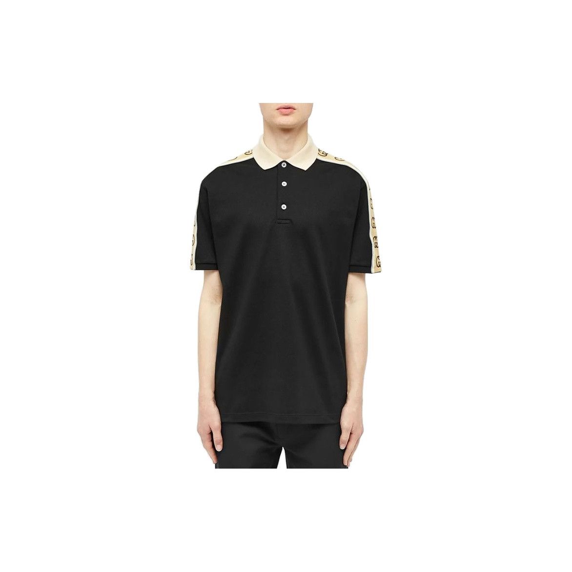 Gucci Gucci Interlocking G Stripe Polo Shirt Size M Size US M / EU 48-50 / 2 - 17 Thumbnail