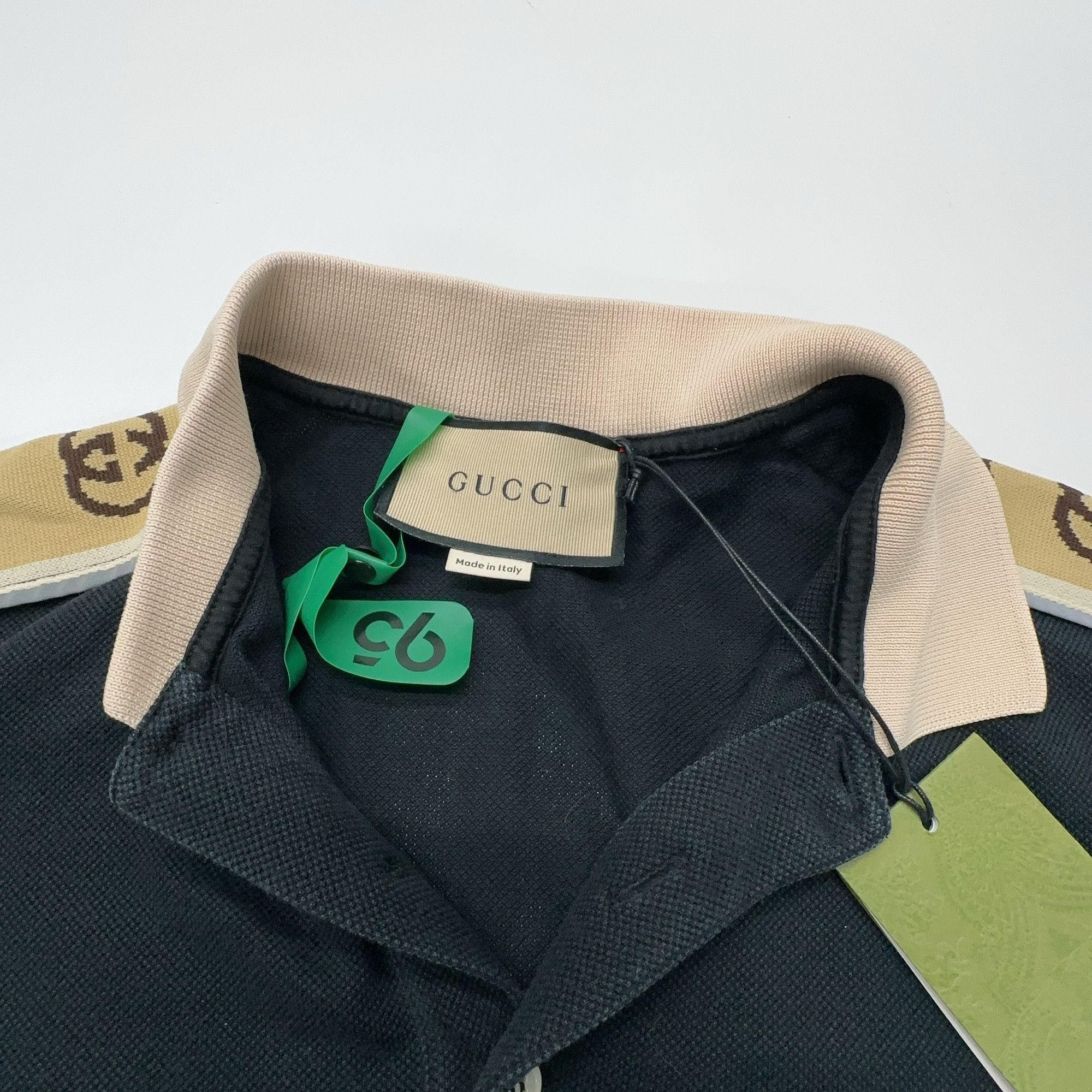 Gucci Gucci Interlocking G Stripe Polo Shirt Size M Size US M / EU 48-50 / 2 - 8 Thumbnail