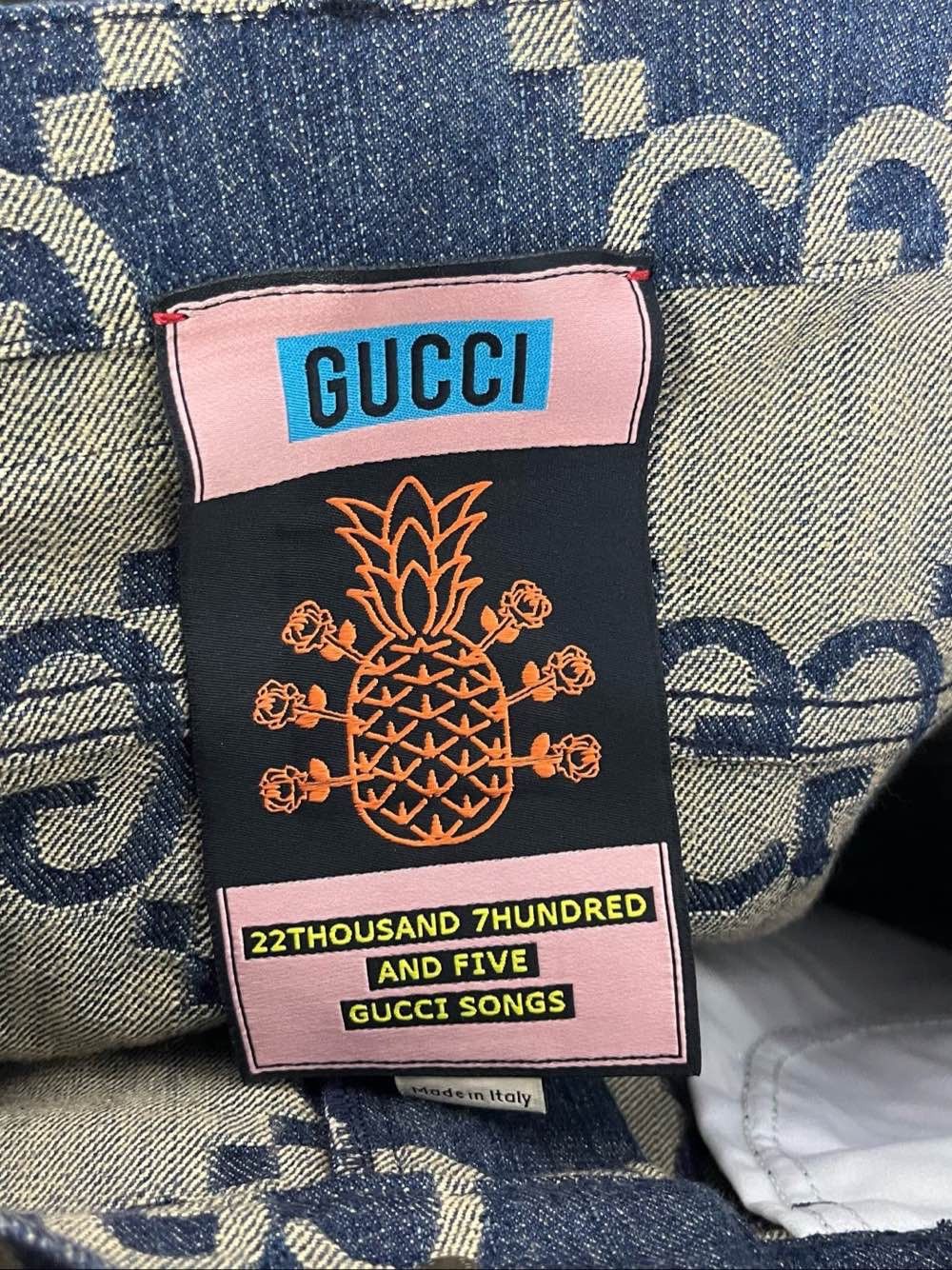 Gucci Gucci GG Monogram Denim Shorts Size 34 Size 24" / US 00 / IT 34 - 3 Thumbnail