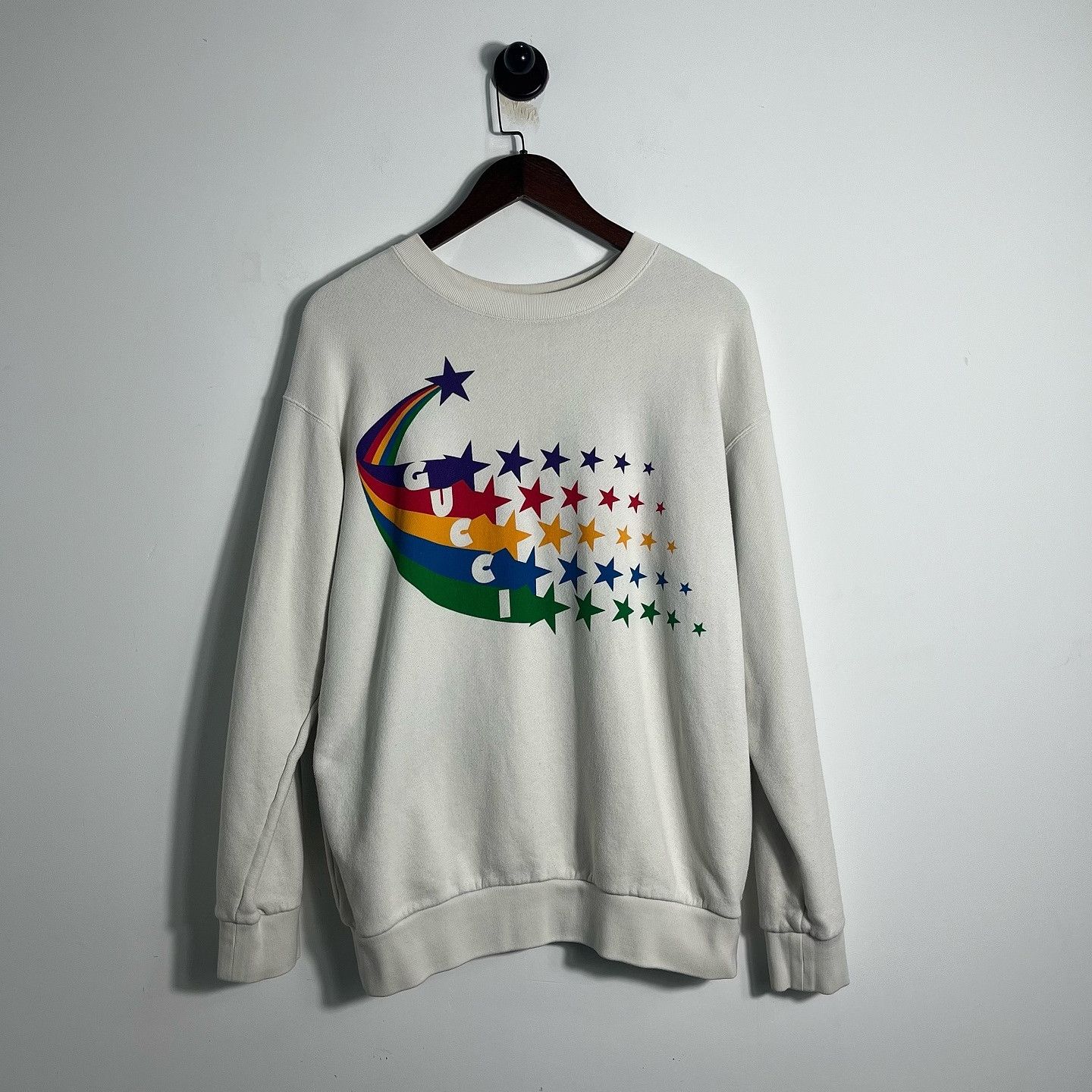 Gucci Gucci Rainbow Star Logo Sweatshirt Size S Size S / US 4 / IT 40 - 7 Thumbnail