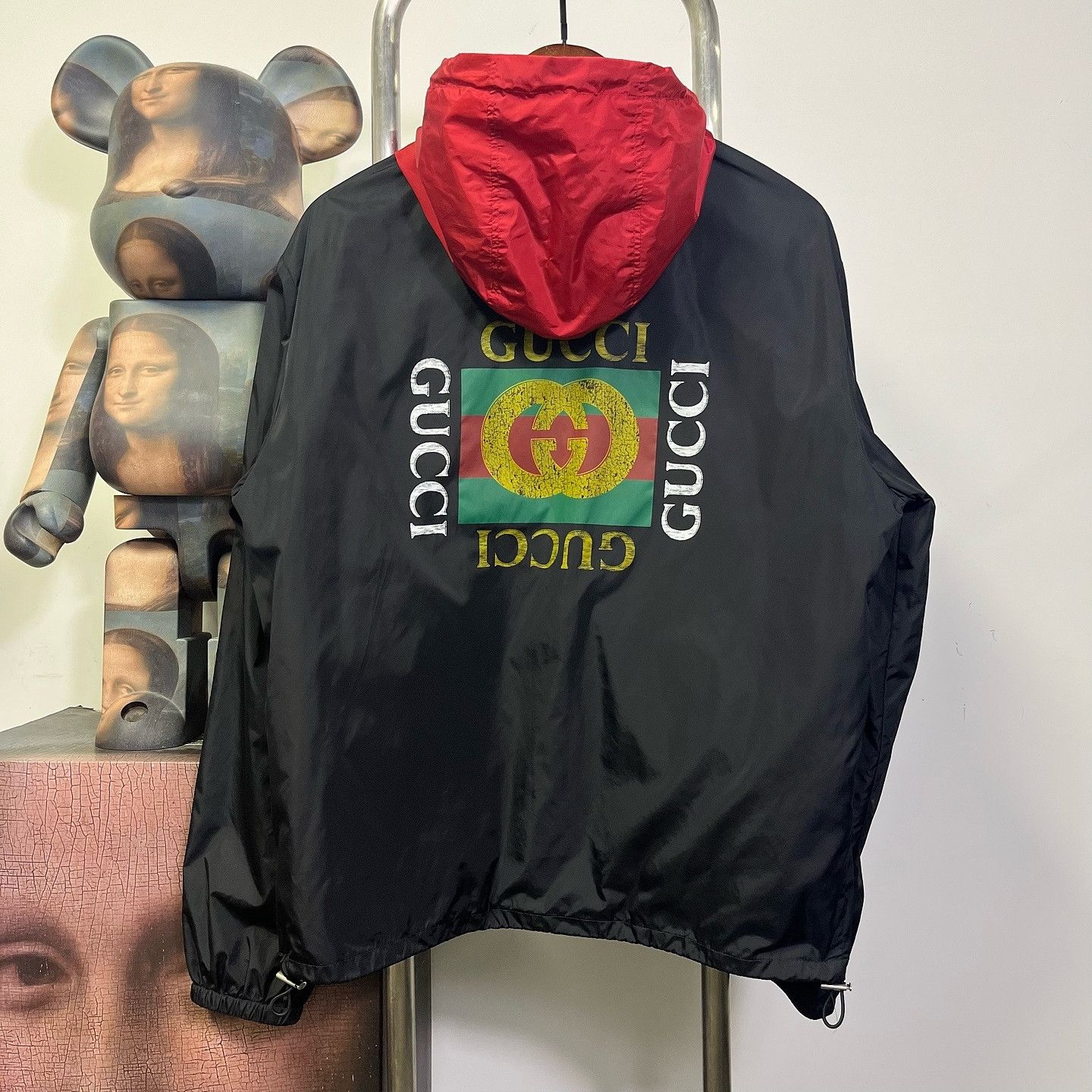 Gucci Gucci Logo Hooded Light Jacket Size 52 Size US L / EU 52-54 / 3 - 2 Thumbnail