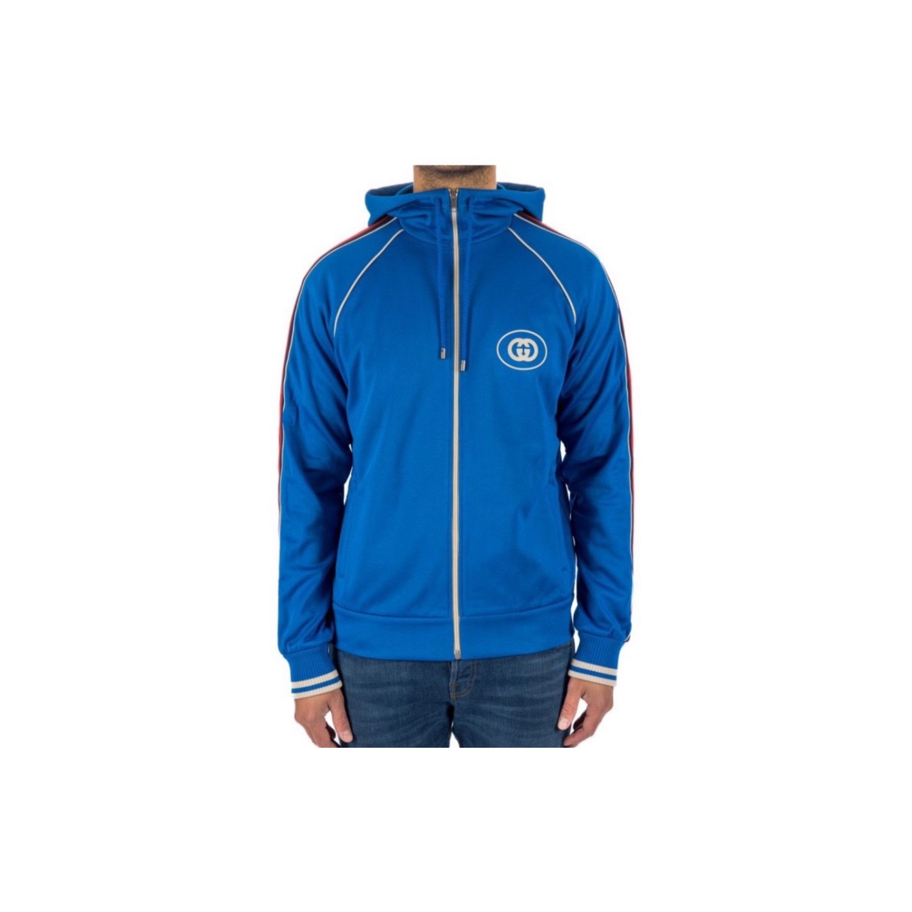 Gucci Gucci Logo Patch Hooded Zip Jacket Size S Size US S / EU 44-46 / 1 - 6 Thumbnail
