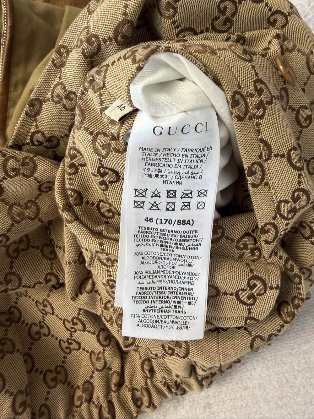 Gucci Gucci Reversible GG Logo Jacket Size 46 Size US S / EU 44-46 / 1 - 4 Thumbnail