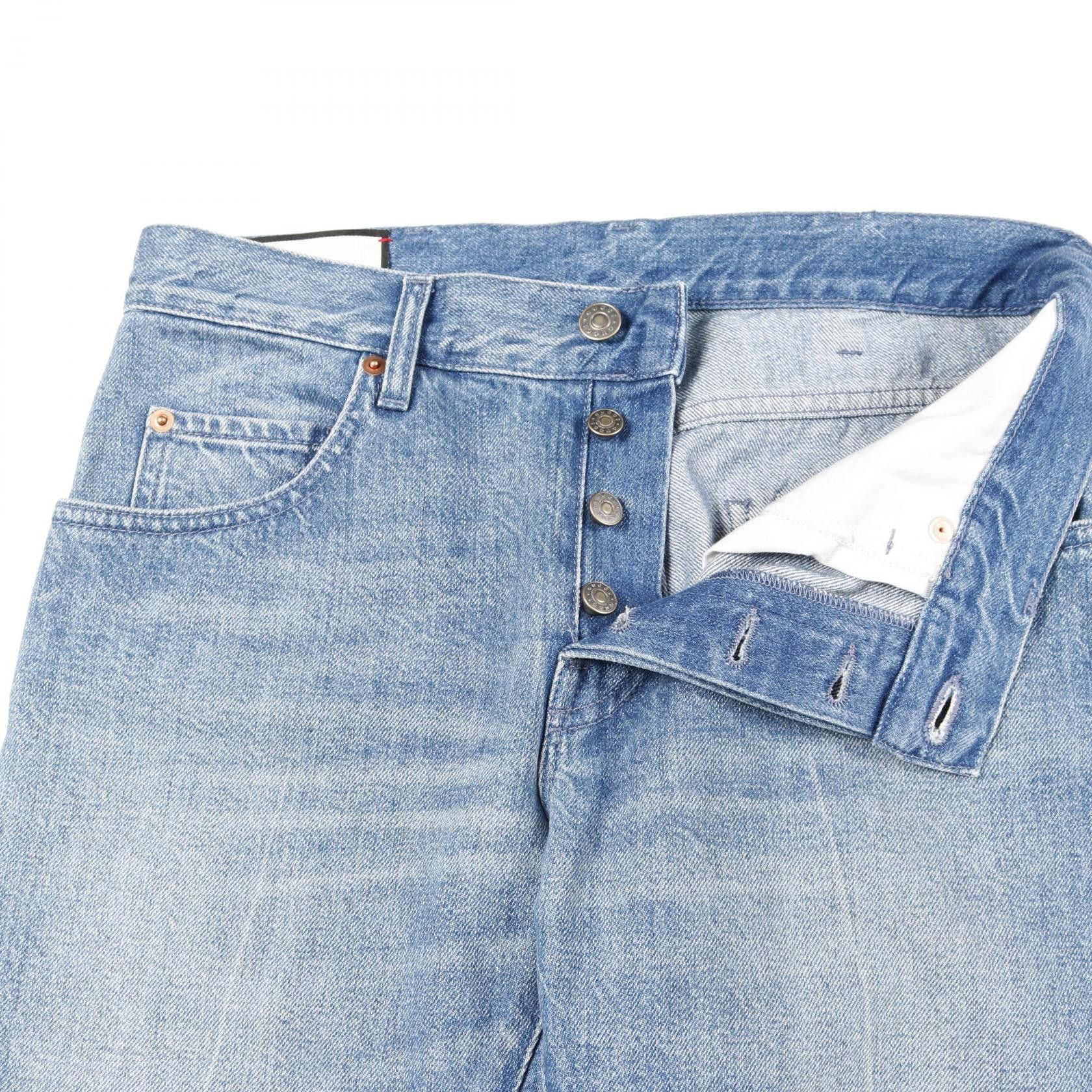 Gucci Gucci Gucci Cotton Denim Pants Textile Jeans DUTY FREE for USA Size ONE SIZE - 5 Thumbnail
