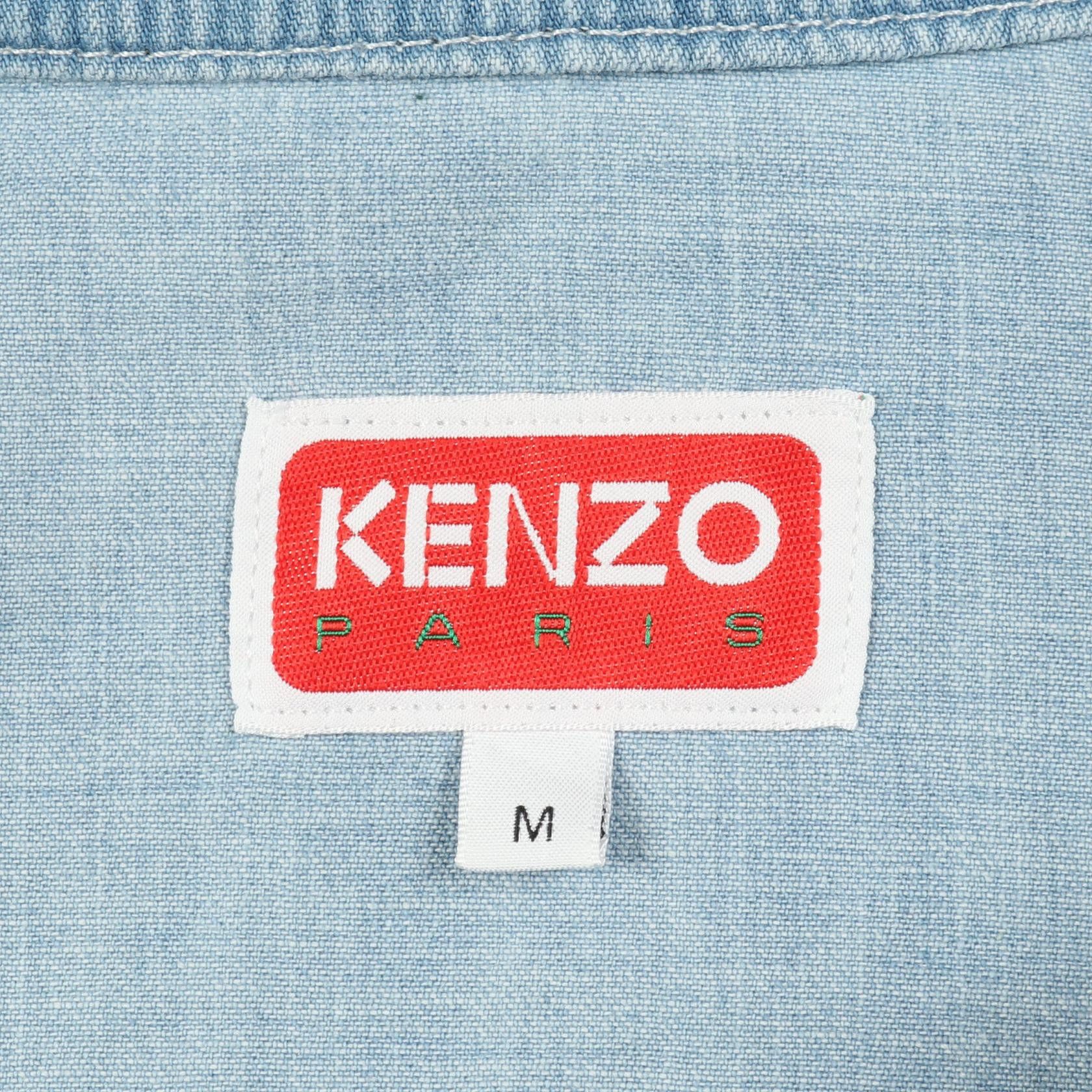 Kenzo Kenzo Kenzo SAILOR DENIM PARKA Cotton Jacket Textile Outerwear DUTY FREE for USA Size ONE SIZE - 3 Thumbnail