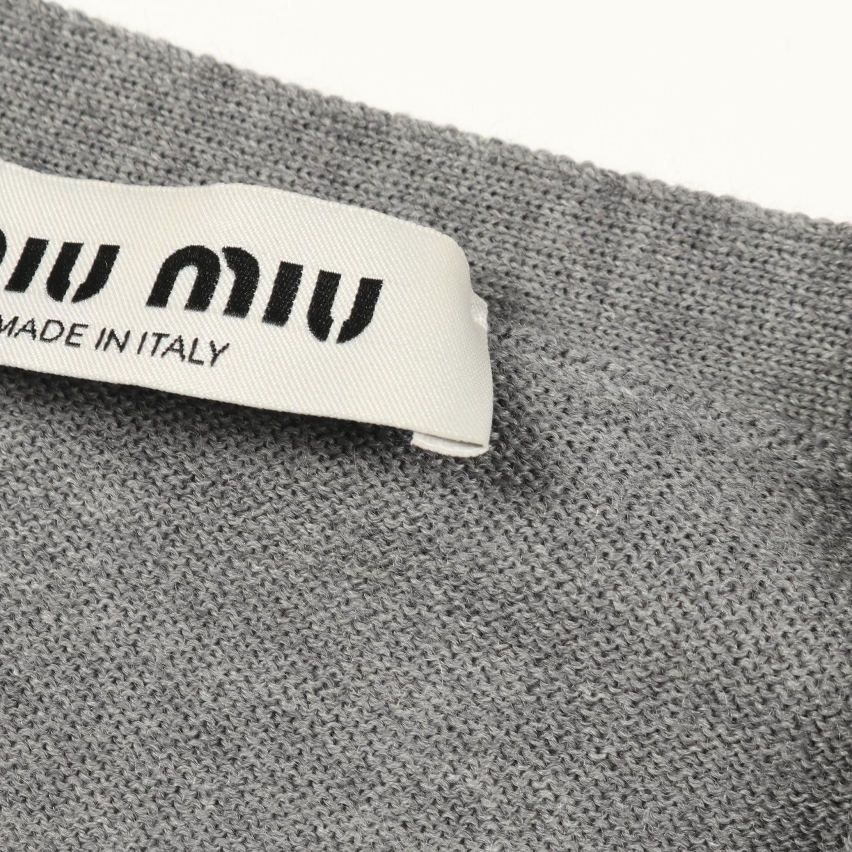 Miu Miu Miu Miu Miu Miu Wool Cardigan Textile Tops DUTY FREE for USA Size ONE SIZE - 7 Thumbnail
