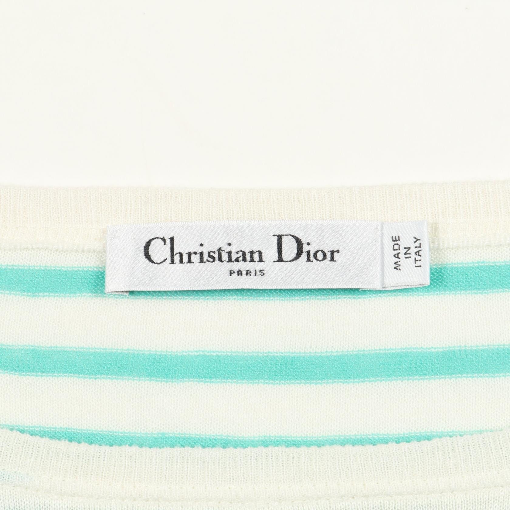 Dior Dior Dior DIORIVERA Cashmere Silk Knit Top Textile Tops 444S51BM761 DUTY FREE for USA Size ONE SIZE - 3 Thumbnail