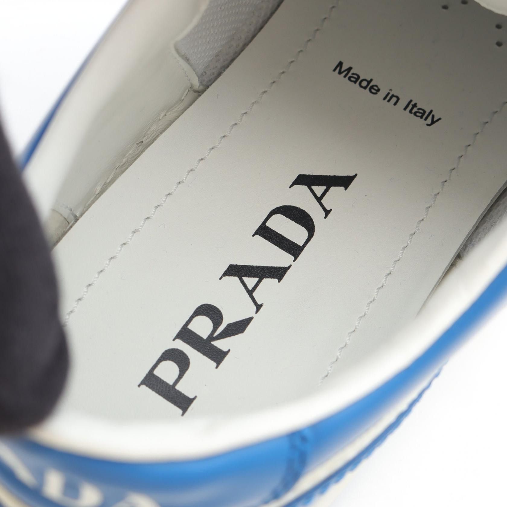 Prada Prada Prada Downtown Leather Sneakers Leather Shoes DUTY FREE for USA Size ONE SIZE - 5 Thumbnail